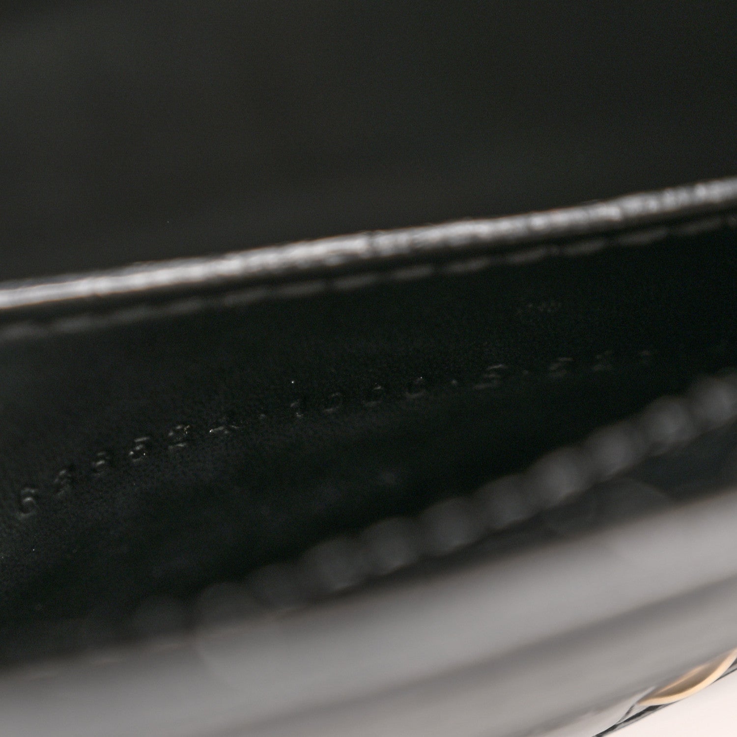 Shiny Supple Calfskin Crocodile Embossed Neo Classic Gold Hardware Mini City Black