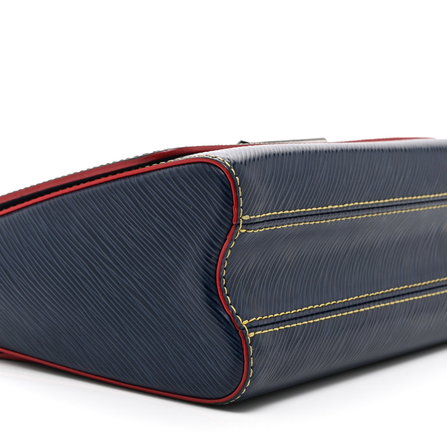 Epi Twist Shoulder Bag MM Indigo Piment