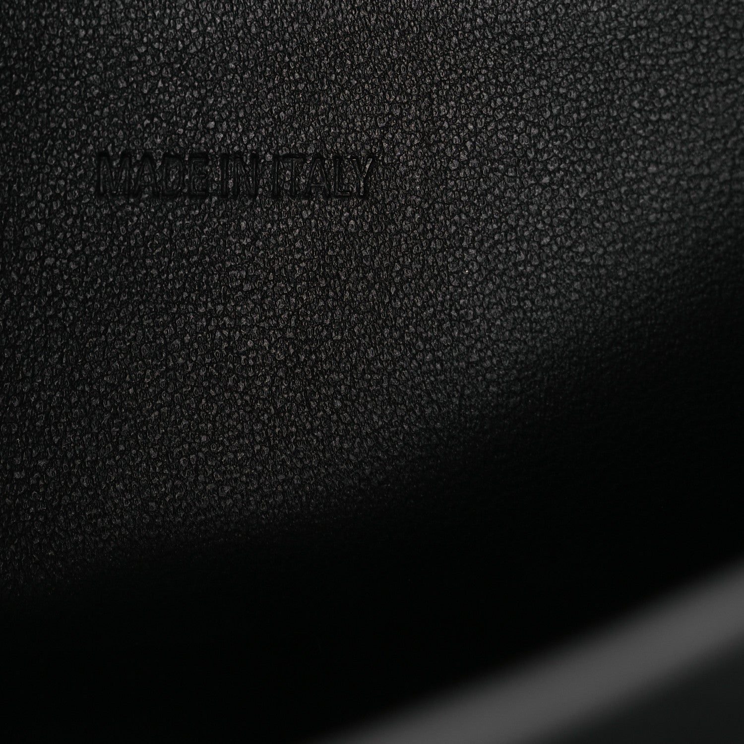 Semi Shiny Smooth Calfskin Monochrome M Downtown Shoulder Bag Black