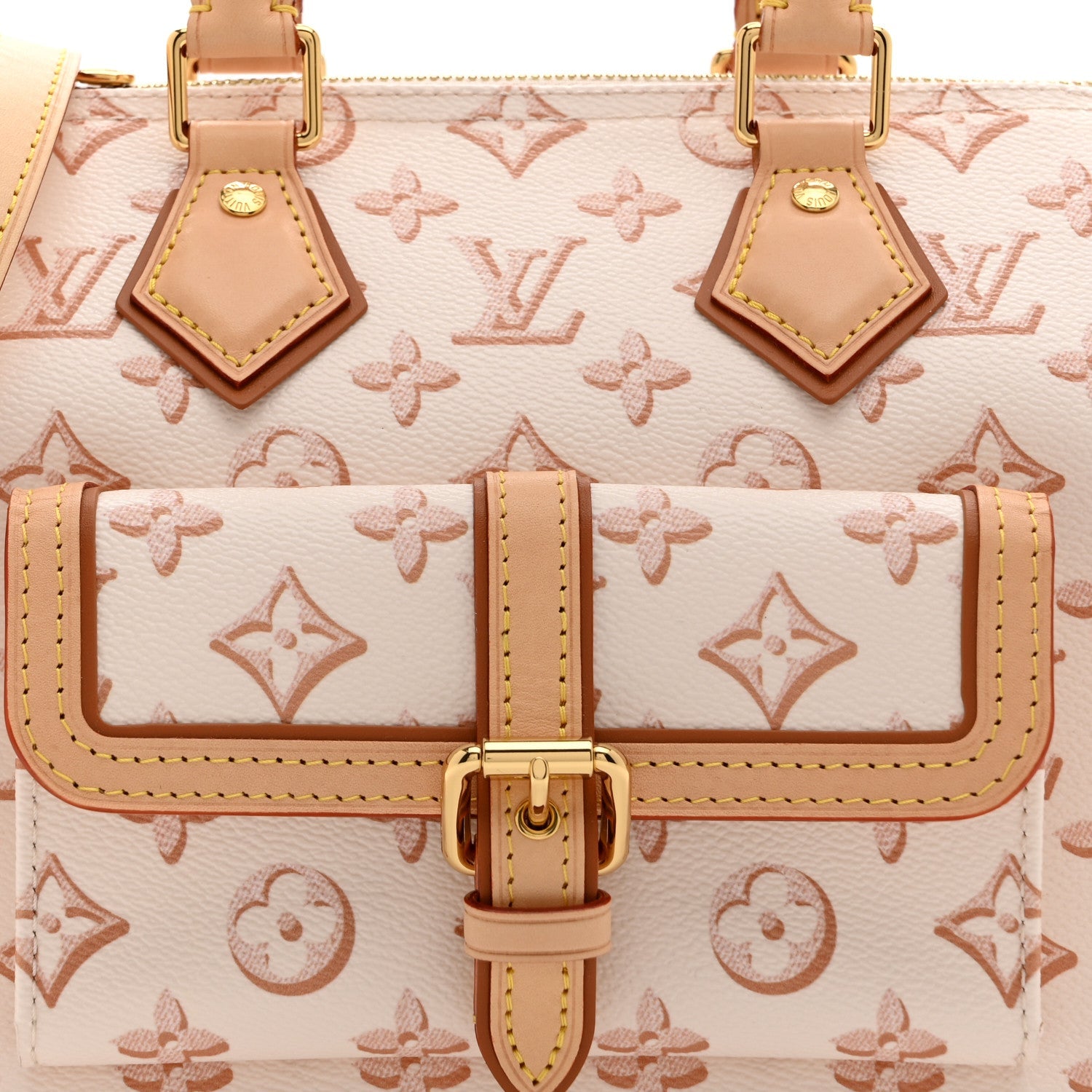 Monogram Fall for You Speedy Bandouliere 25 Beige Clair