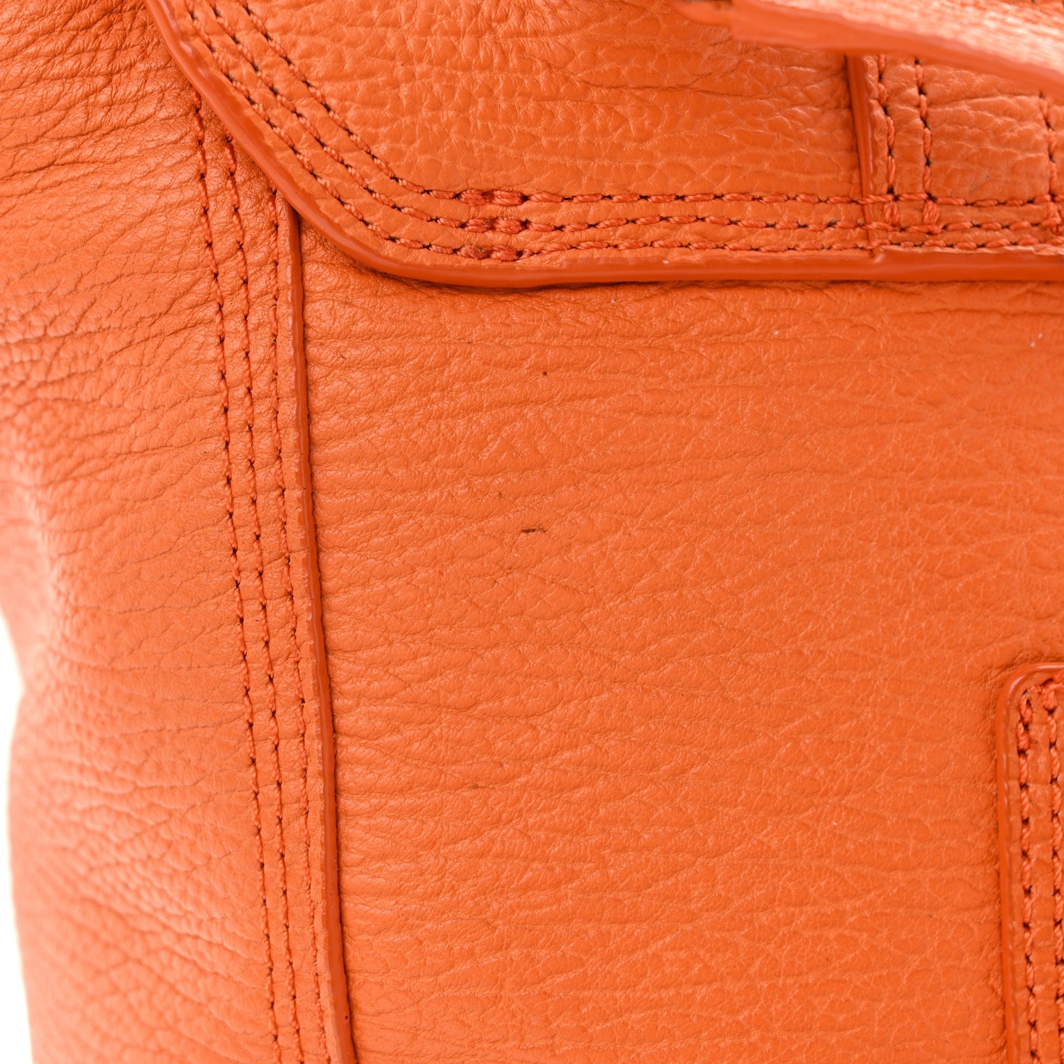 Textured Calfskin Pashli Backpack Orange