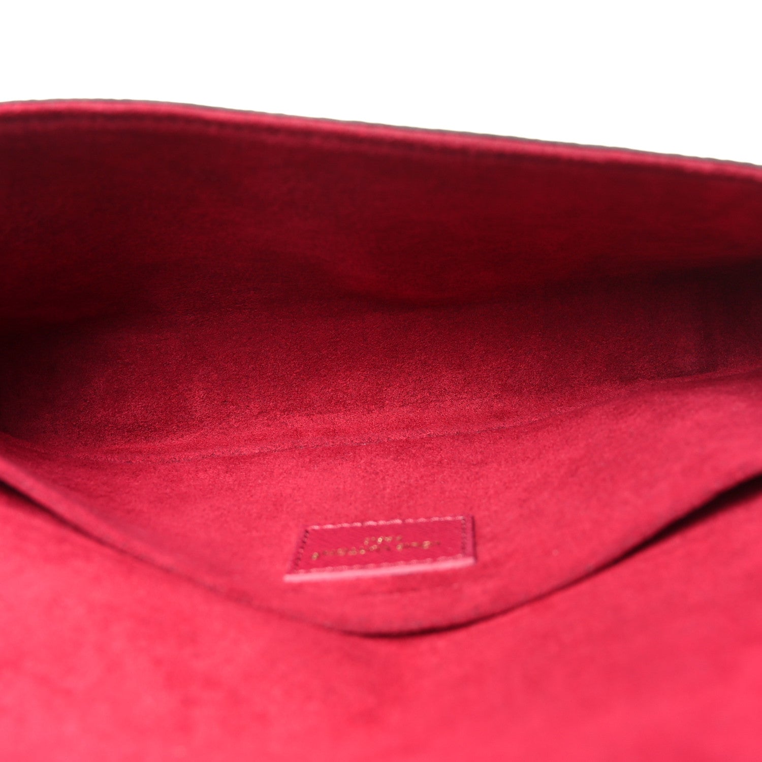 Monogram Pochette Felicie Chain Wallet Fuchsia