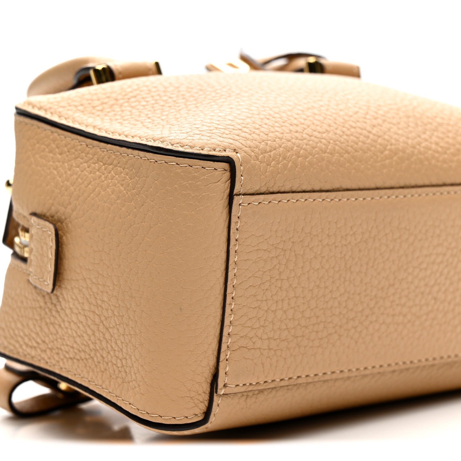 Taurillon Soft Nano Cool Box Satchel Latte