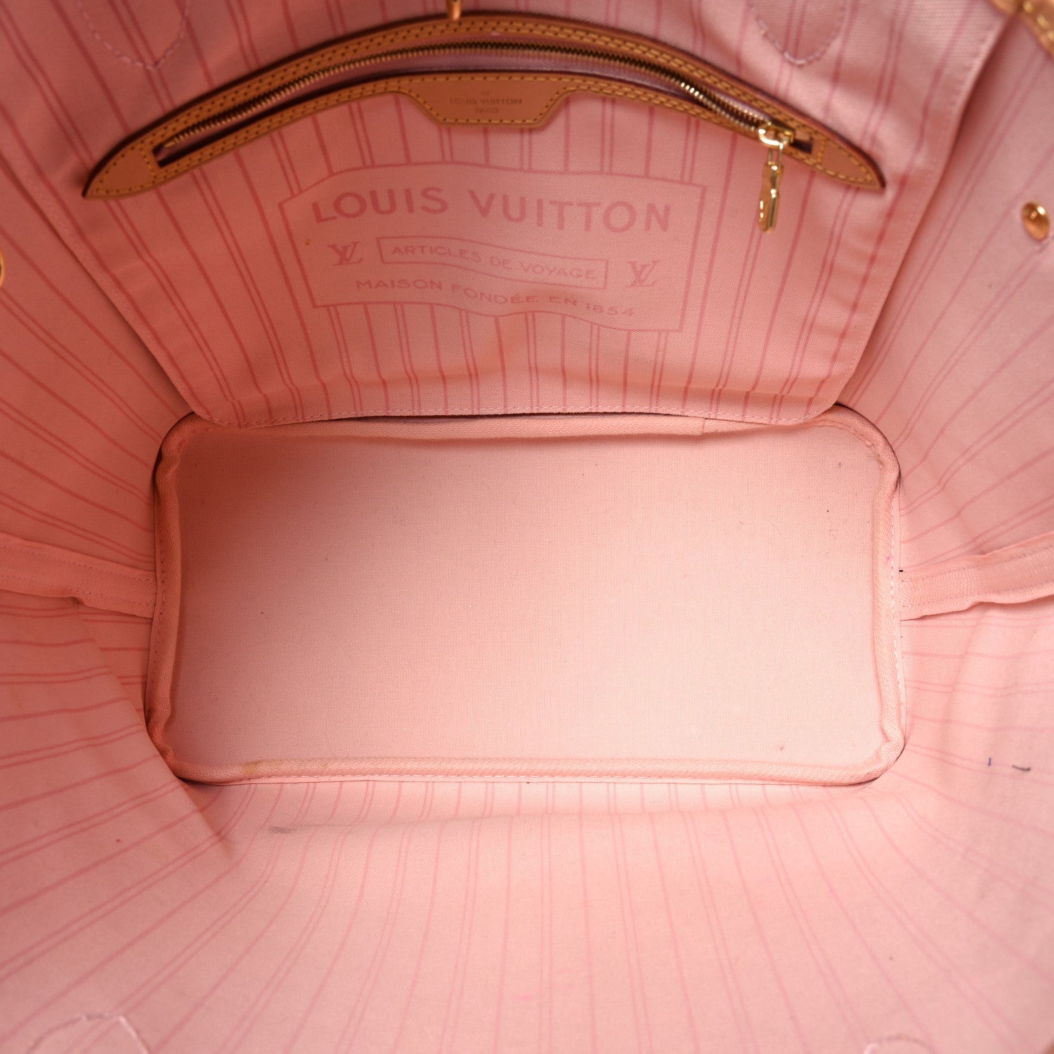 Damier Azur Neo Neverfull MM Rose Ballerine