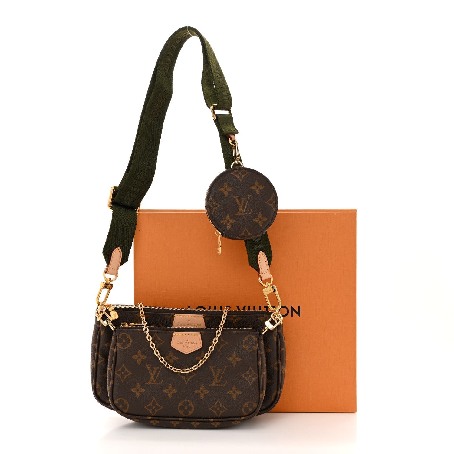 Monogram Multi Pochette Accessories Kaki