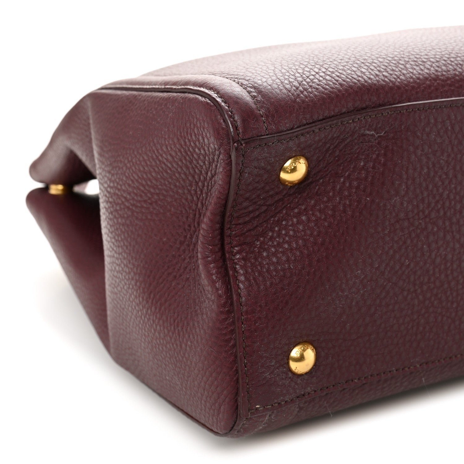 Vitello Daino Tote Granato