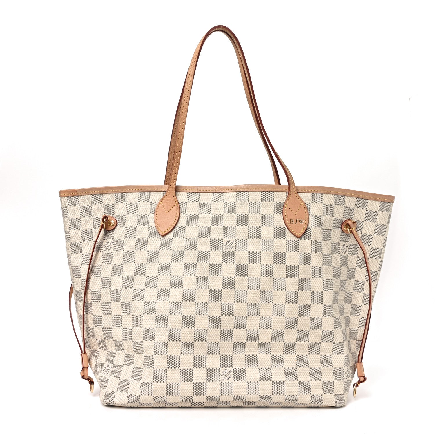 Damier Azur Neo Neverfull MM Rose Ballerine