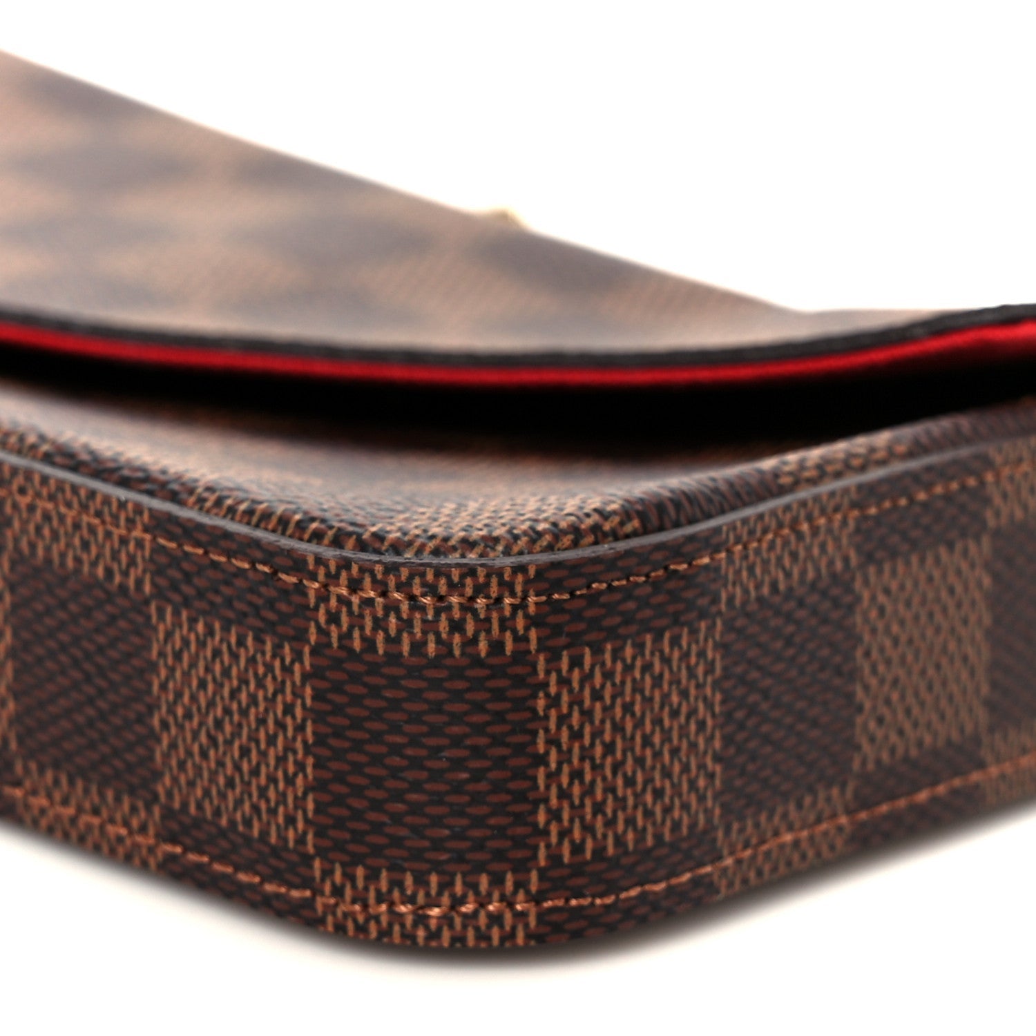 Damier Ebene Pochette Felicie Chain Wallet