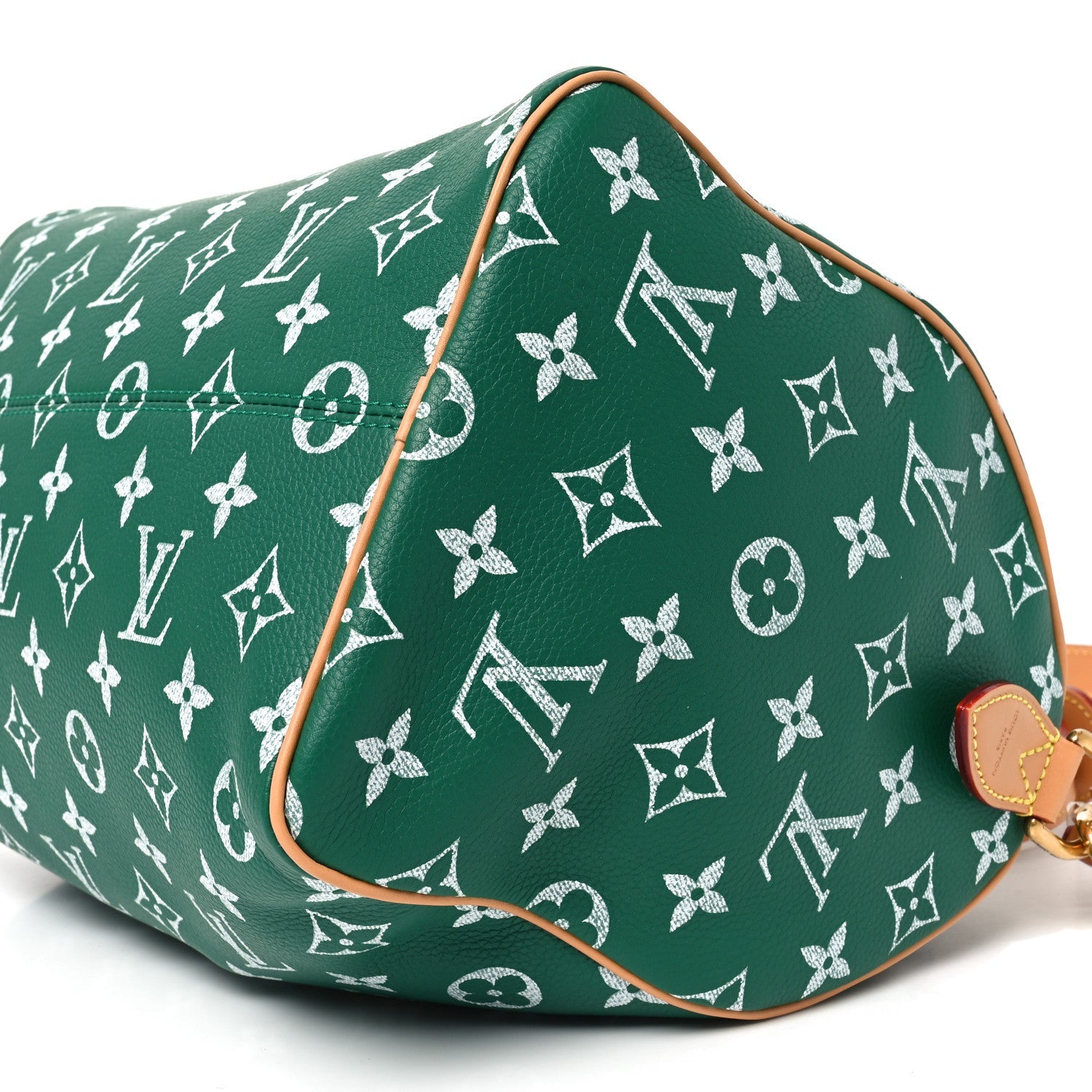 Calfskin Monogram Speedy P9 Bandouliere 30 Green