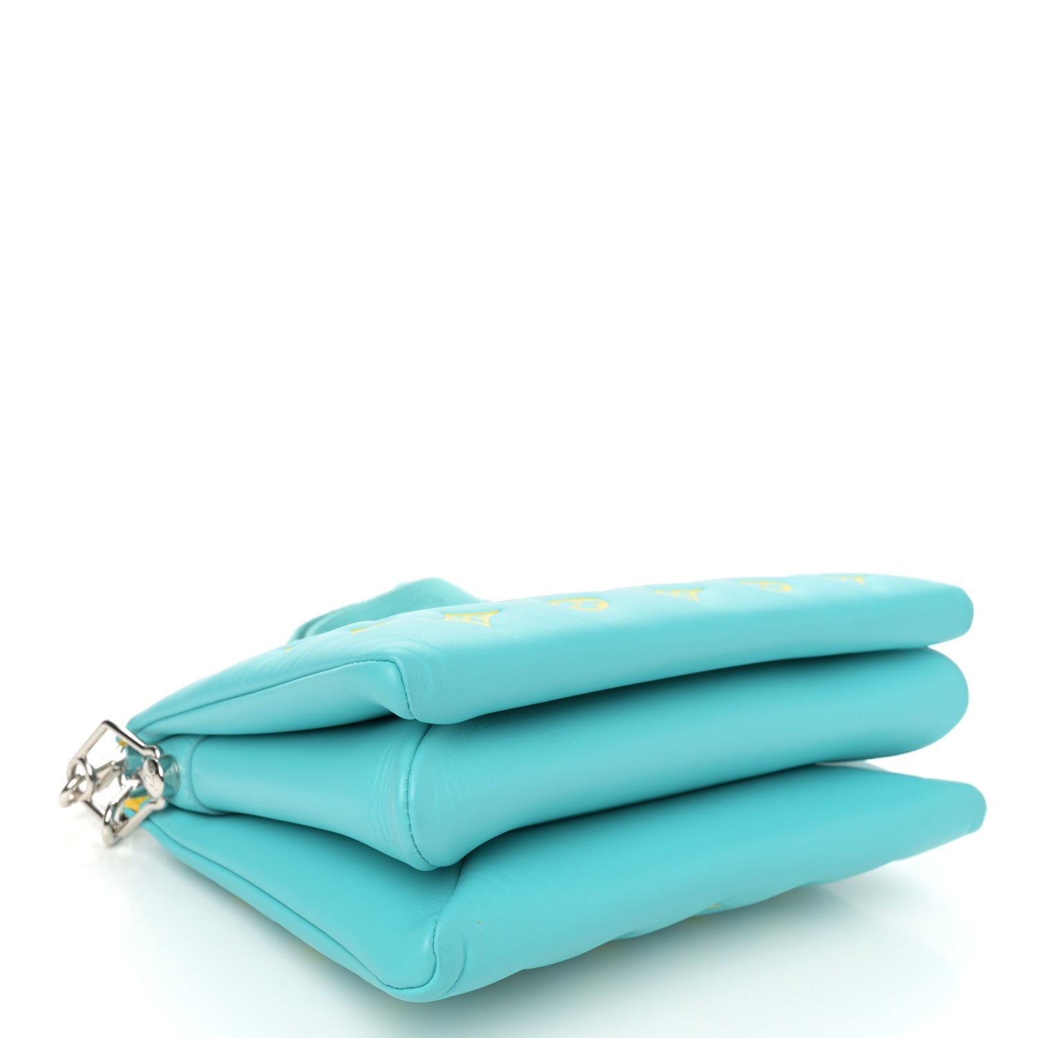 Lambskin Embossed Monogram Vuittamins Coussin PM Menthe Jaune