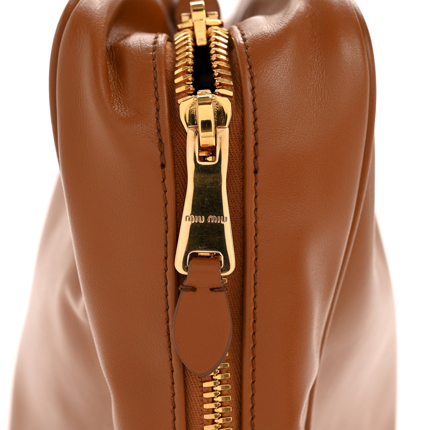 Soft Calf Softy Large Beau Top Handle Bag Cognac