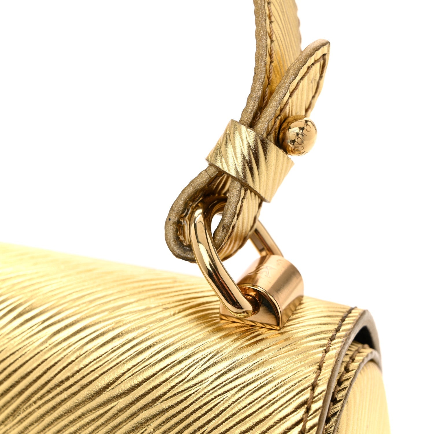 Epi Twist Shoulder Bag PM Gold