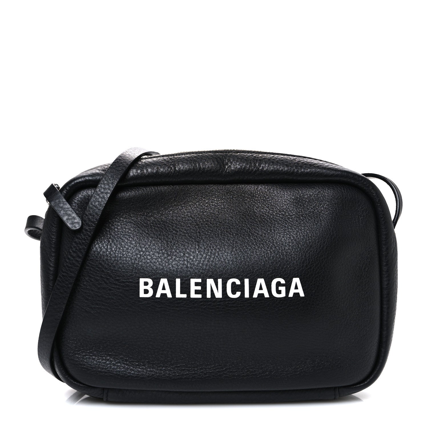 Calfskin Logo XS Everyday Camera Bag Black