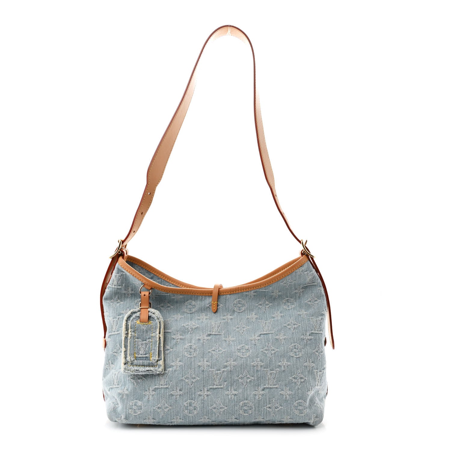 Monogram Denim CarryAll PM Sky Blue