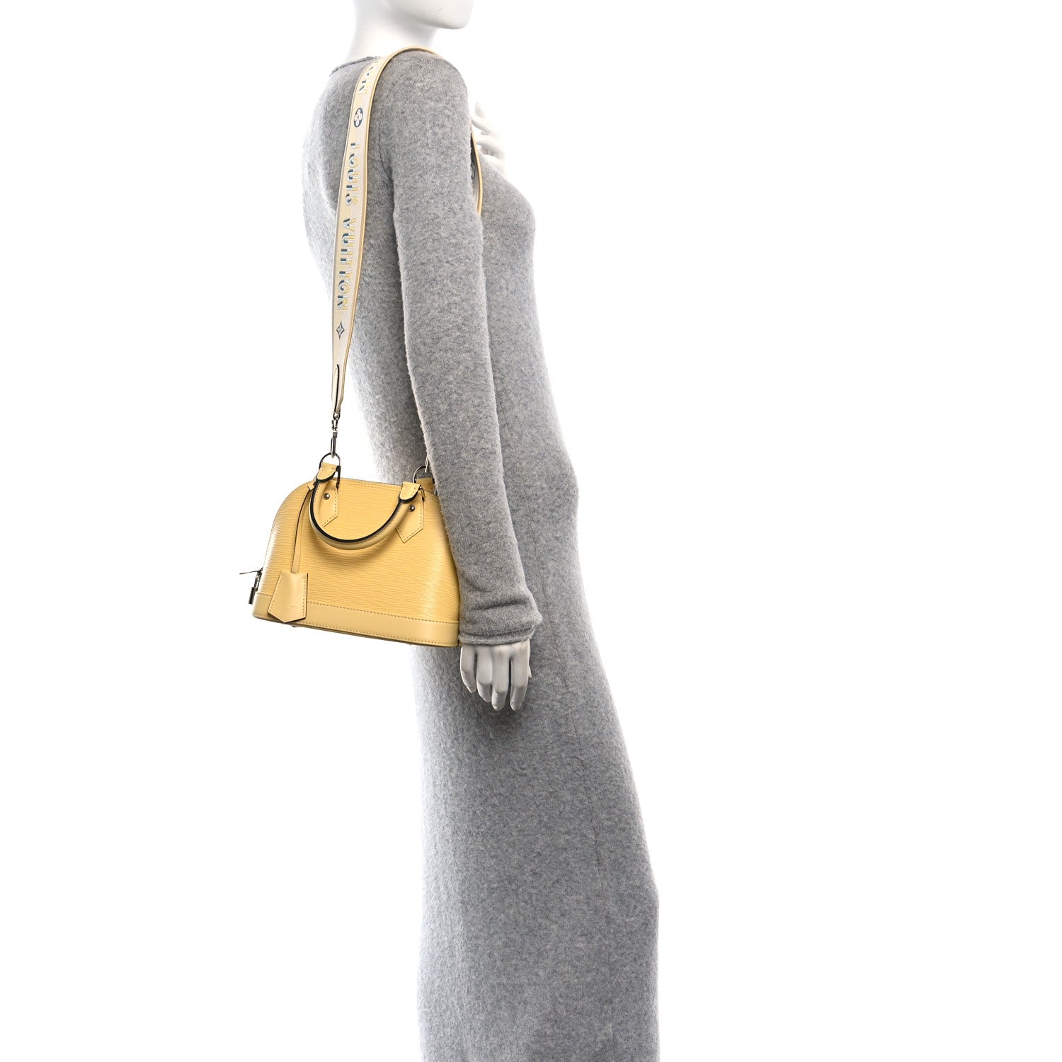 Epi Jacquard Alma BB Jaune Plume