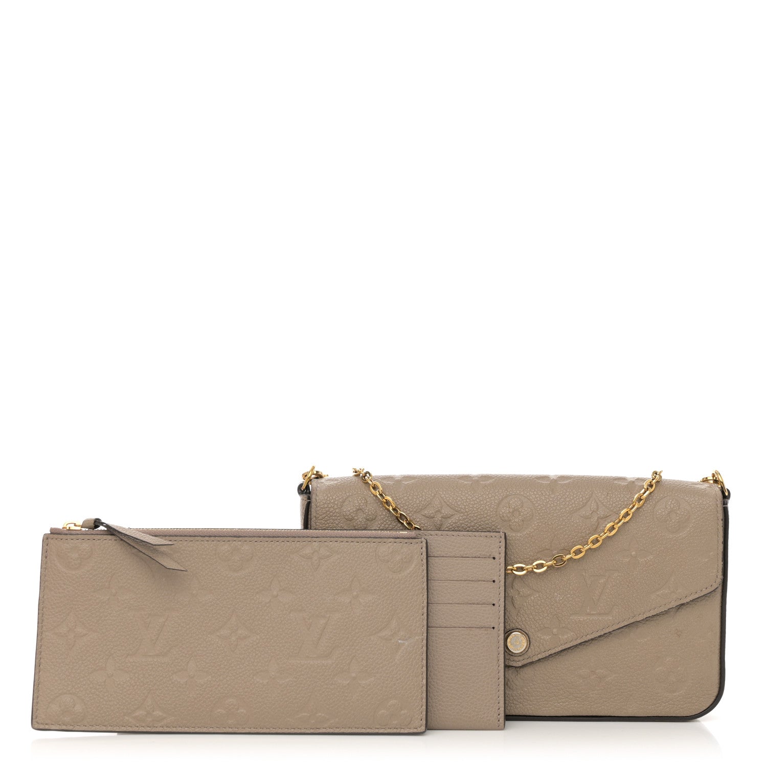 Empreinte Pochette Felicie Chain Wallet Tourterelle