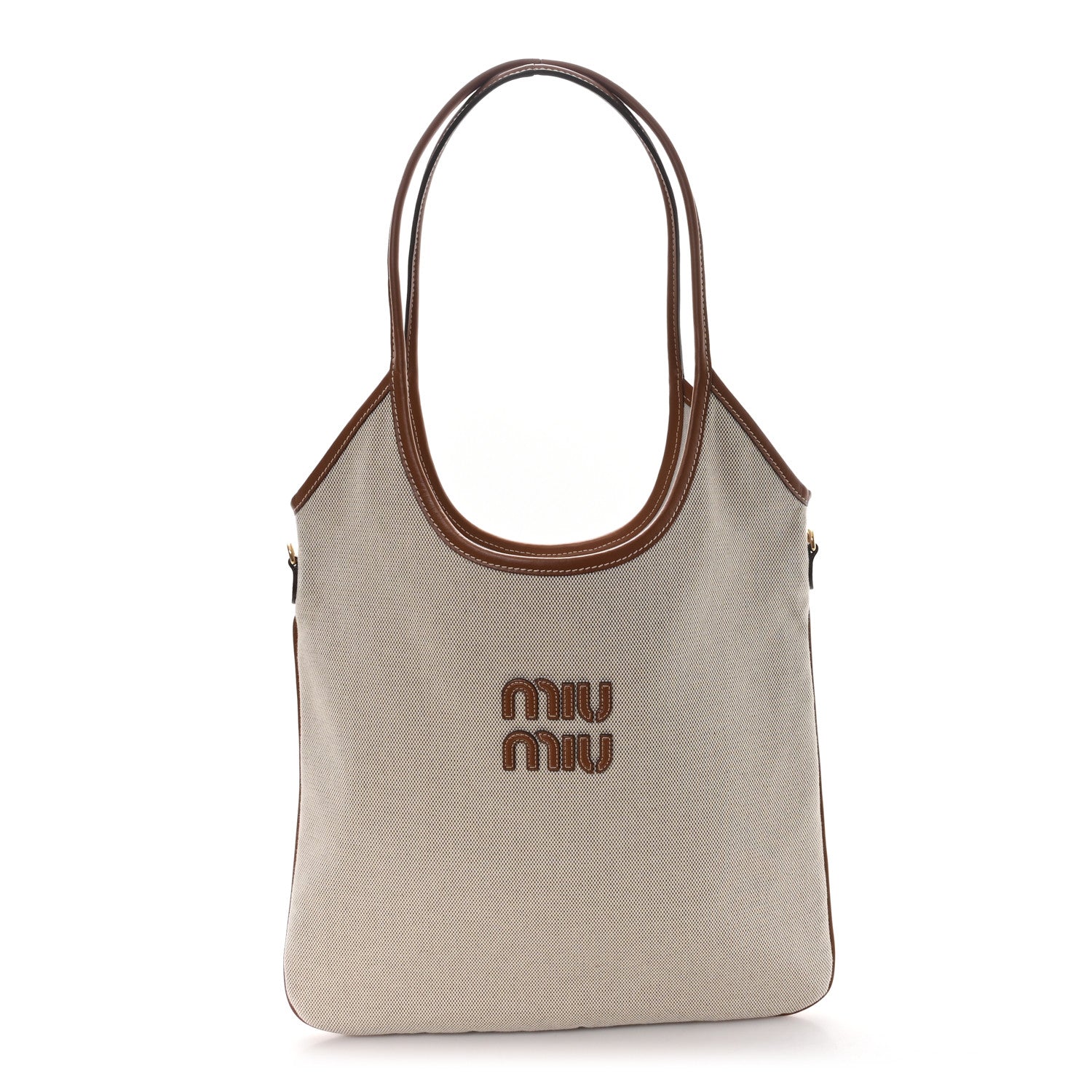Canvas Ivy Bag Beige Brown