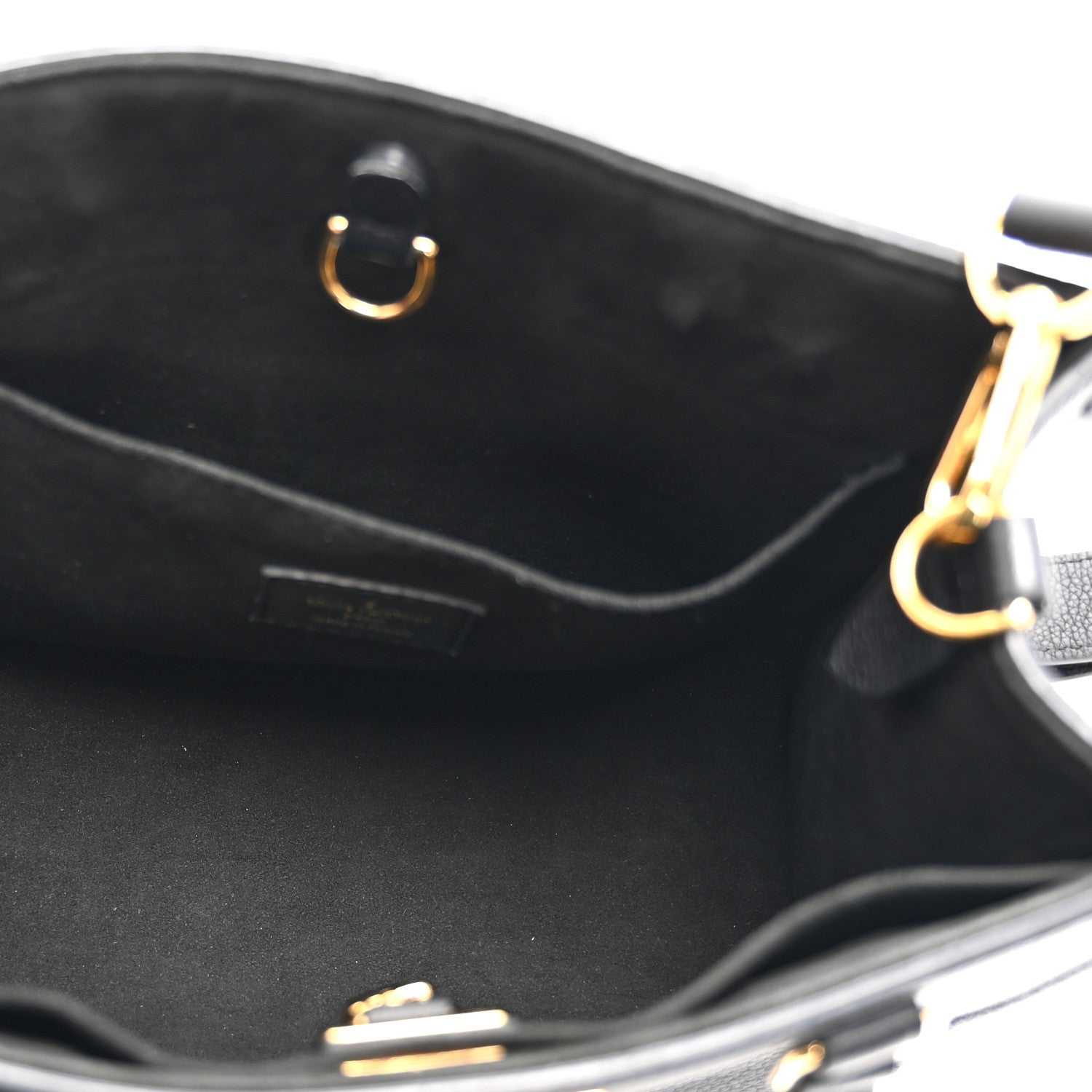 Calfskin Lock & Go Tote Black