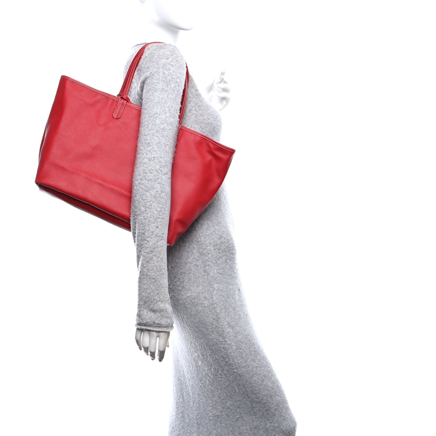 Goyardine Reversible Anjou PM Red