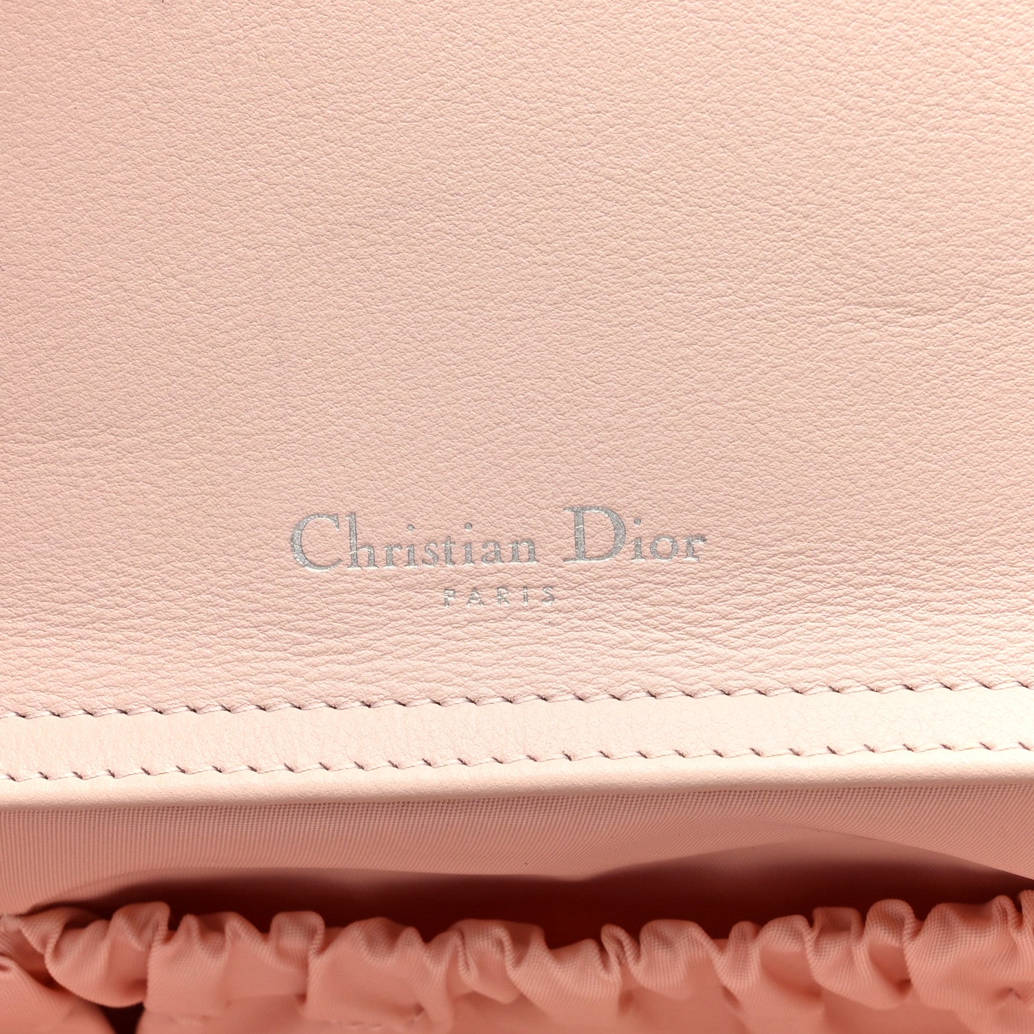 Calfskin Cannage Nappy Diaper Tote Pink