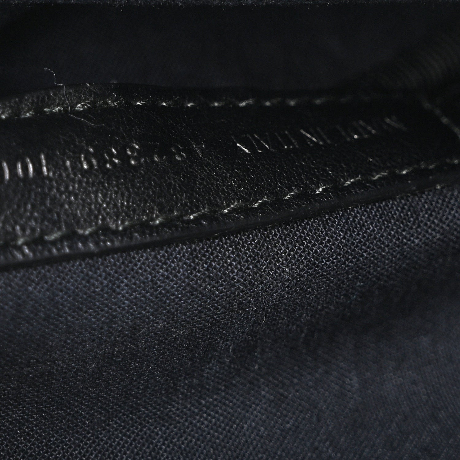 Twill Nylon Allover Logo Explorer Beltpack Black White