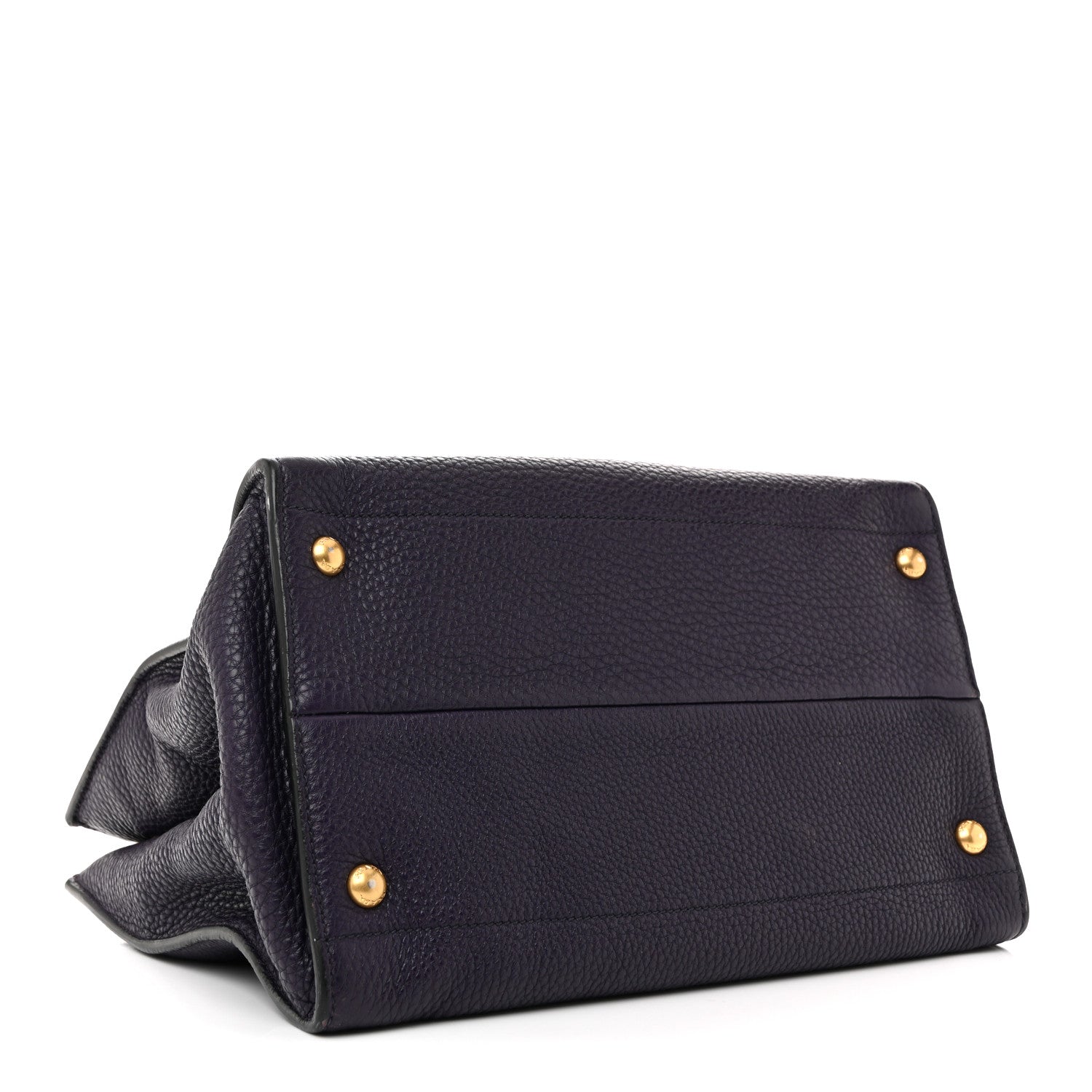 Vitello Daino Shopping Tote Viola