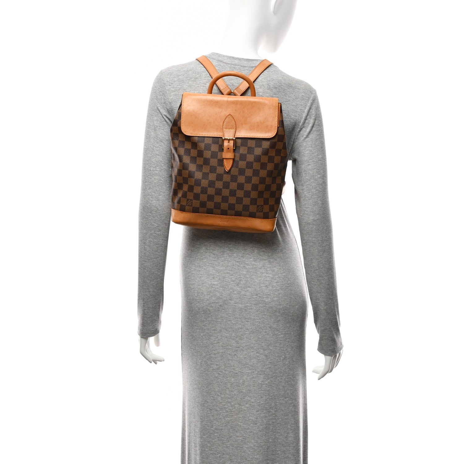 Damier Ebene Soho Centenaire Backpack