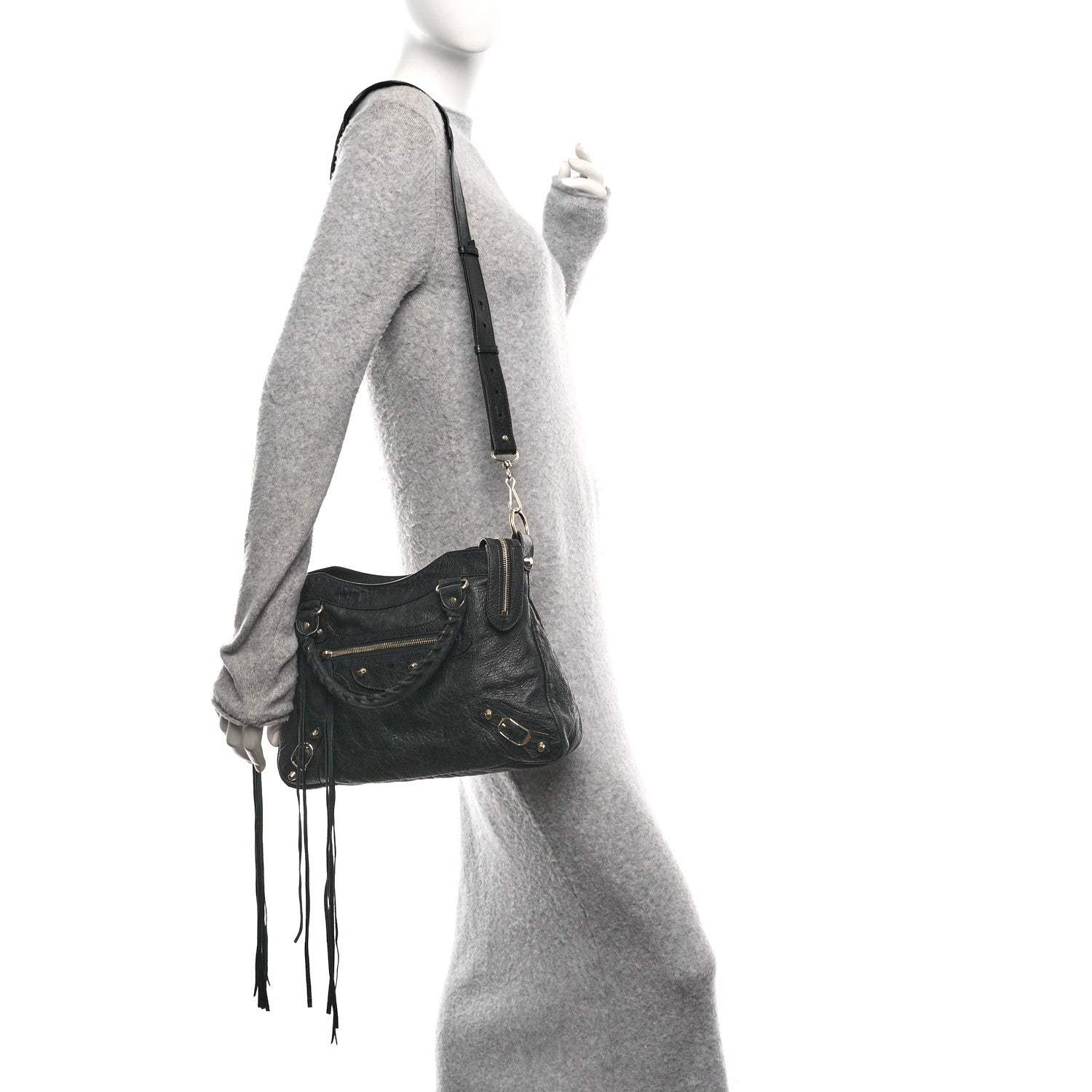 Agneau Classic Gold Hardware Town Black