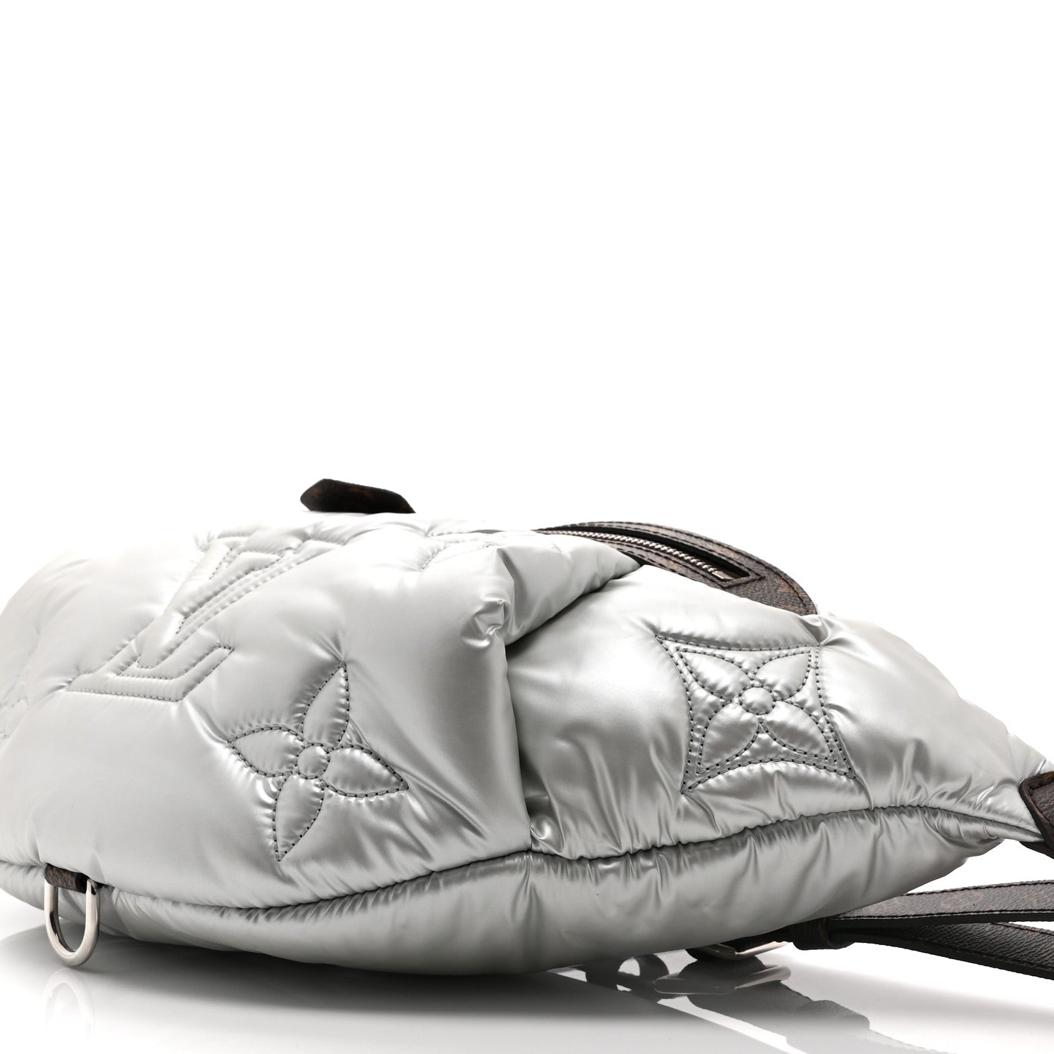 Econyl Monogram Pillow BumBag Silver