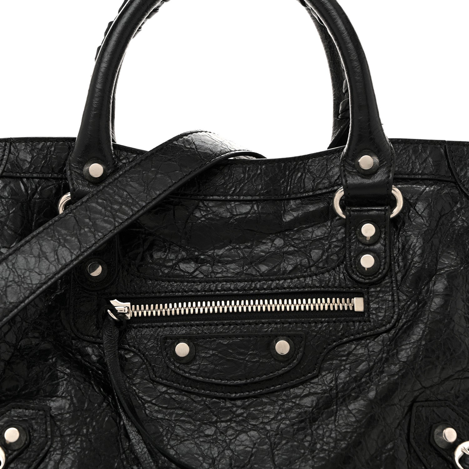 Agneau Arena Storico Silver Hardware Small Le City Black