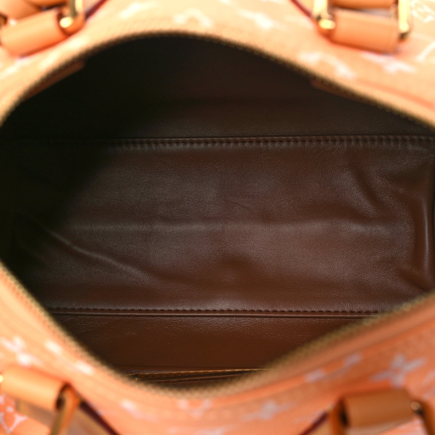 Calfskin Monogram Speedy P9 Bandouliere 25 Summer Peach