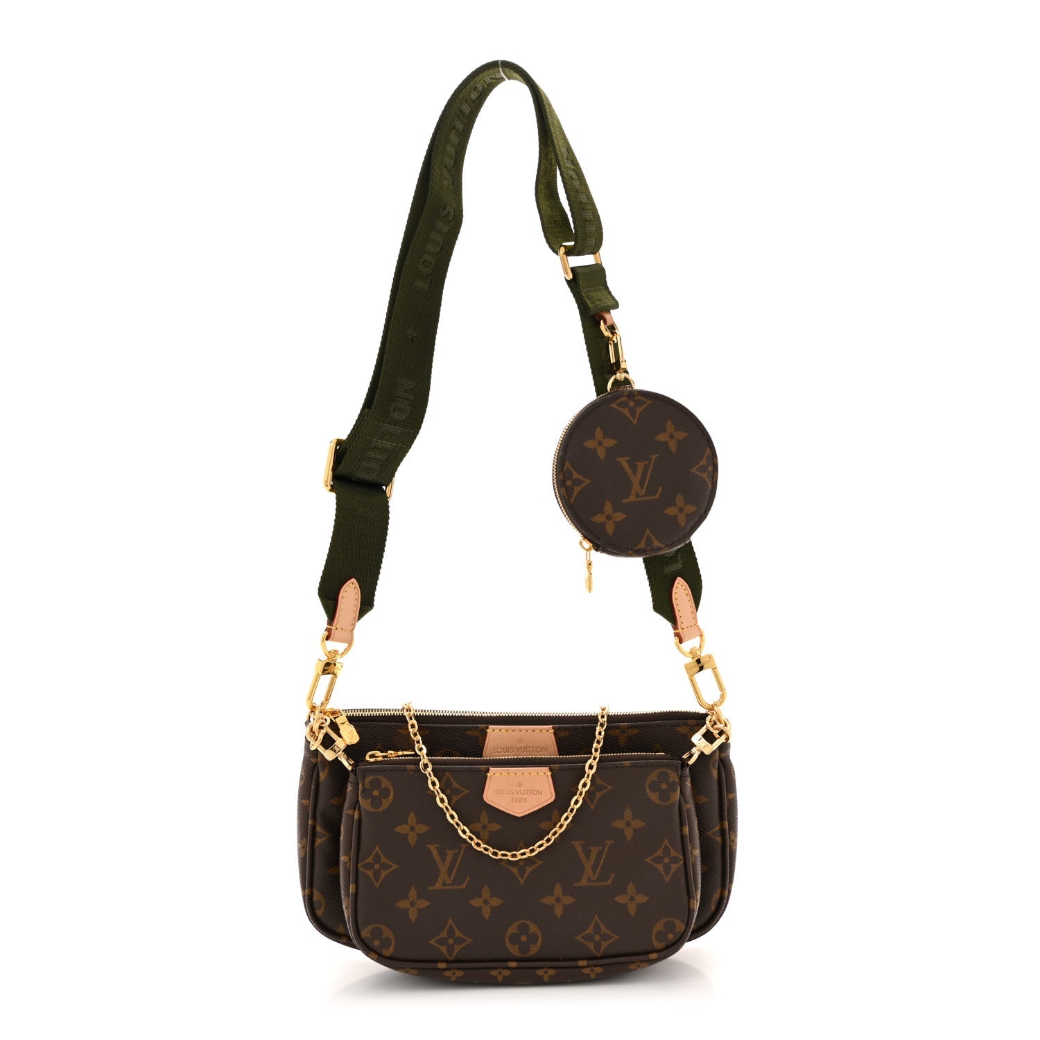 Monogram Multi Pochette Accessories Kaki