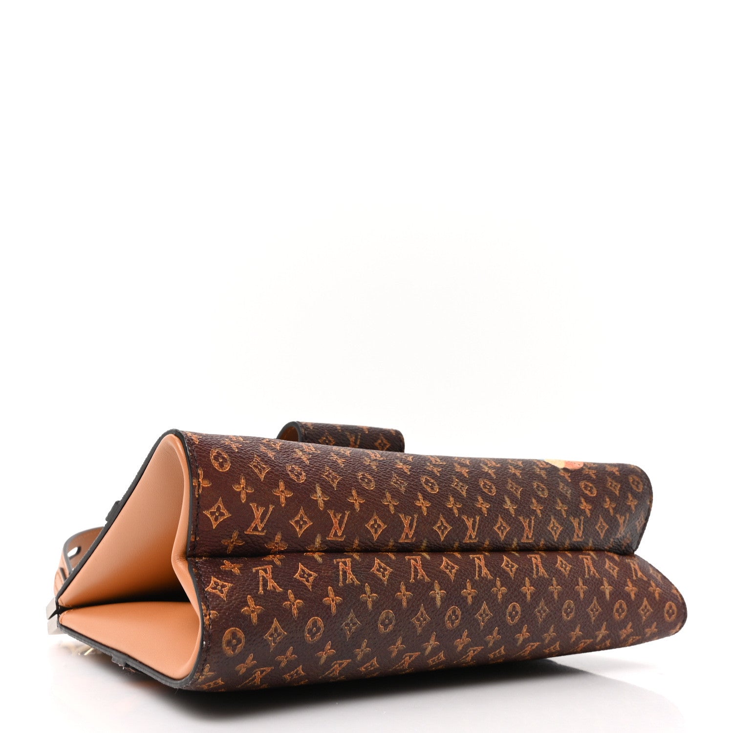 Calfskin Transformed Monogram Time Trunk Crown Frame Bag