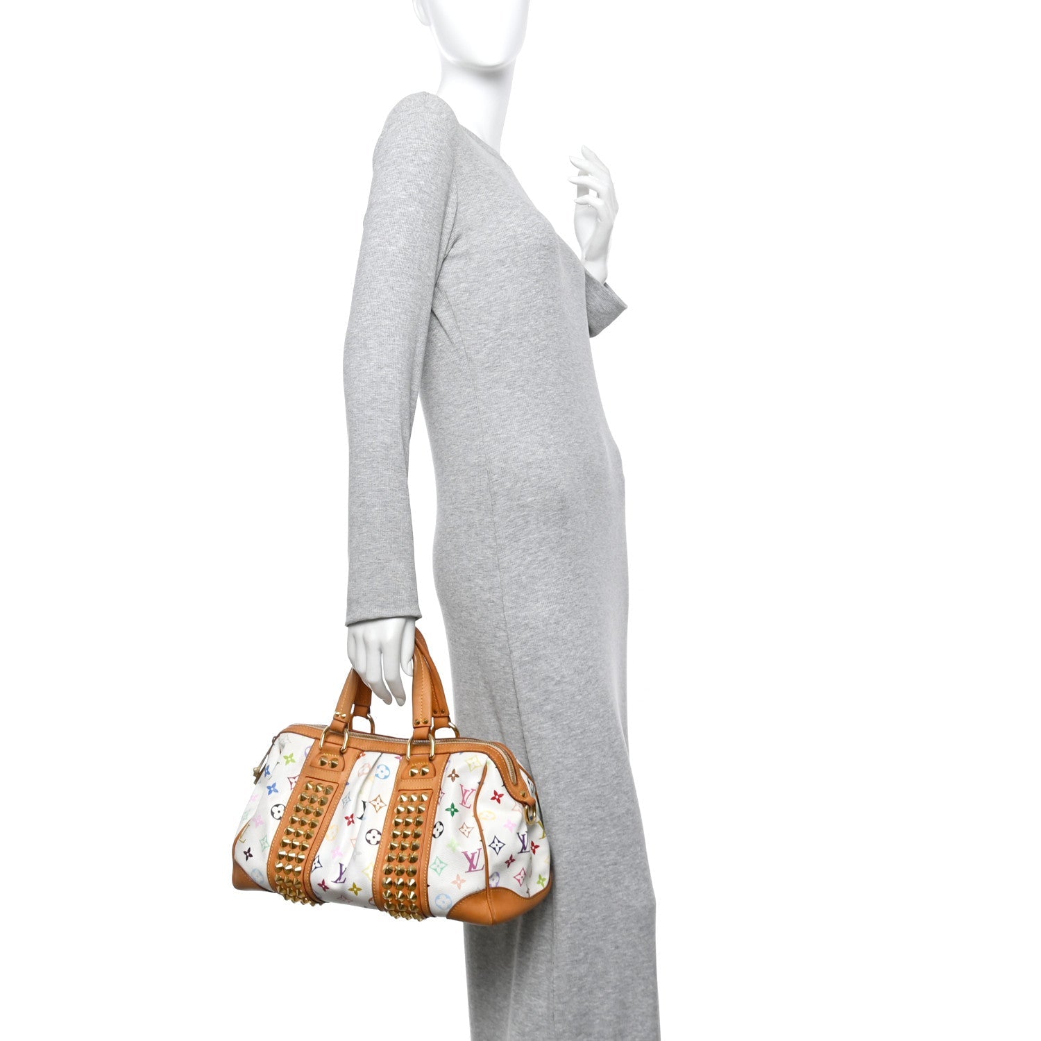 Monogram Multicolor Courtney MM White