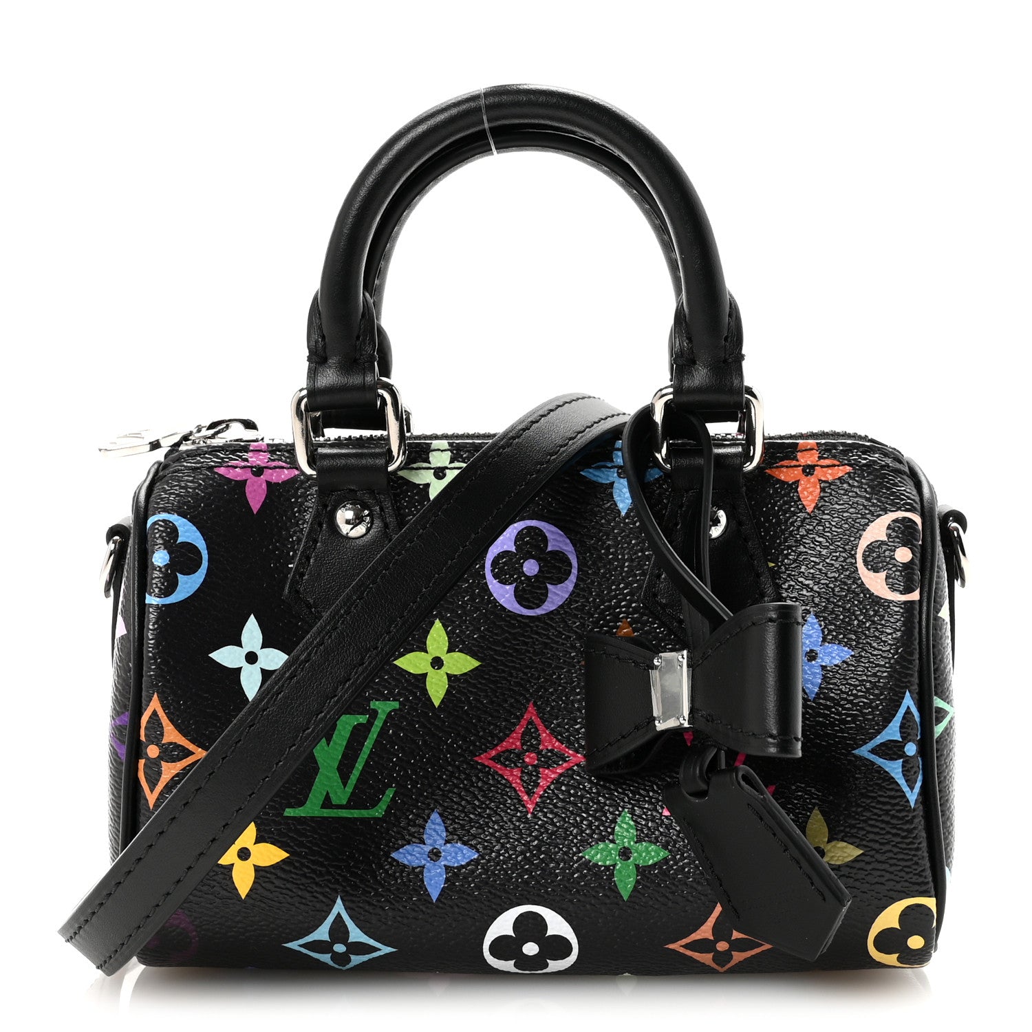 LV X TM Monogram Multicolor Nano Speedy Black