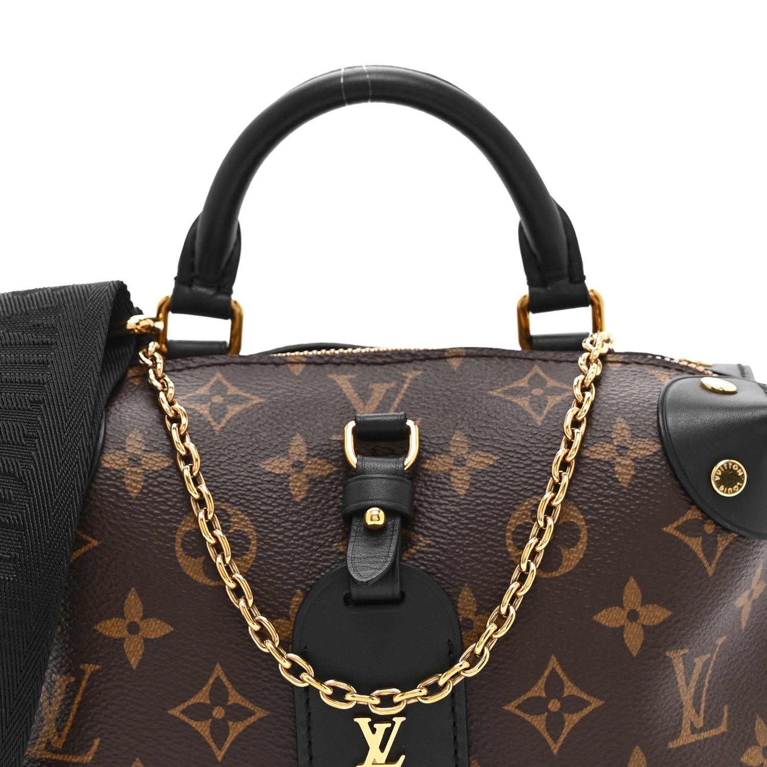 Monogram Petite Malle Souple Black