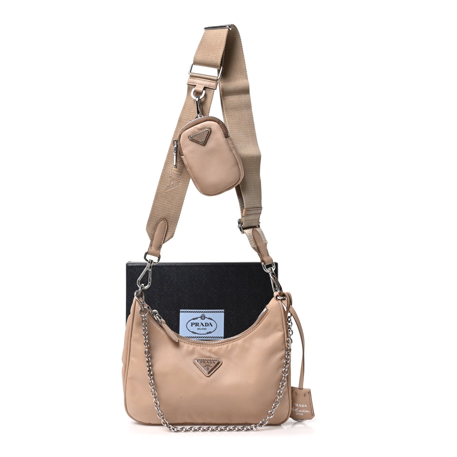 Nylon Re-Edition 2005 Shoulder Bag Cammeo