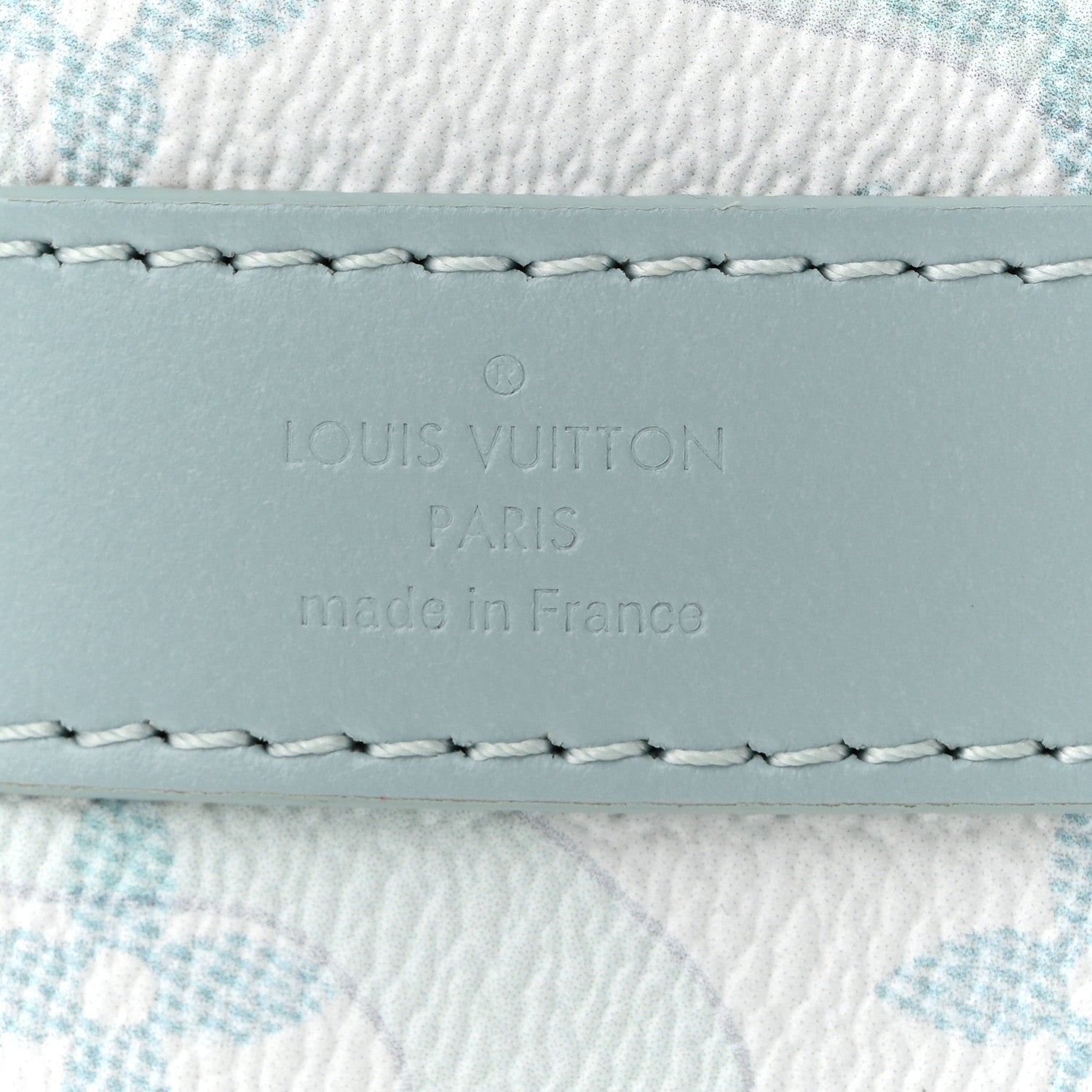 Monogram Aquagarden Keepall Bandouliere 25 Crystal Blue