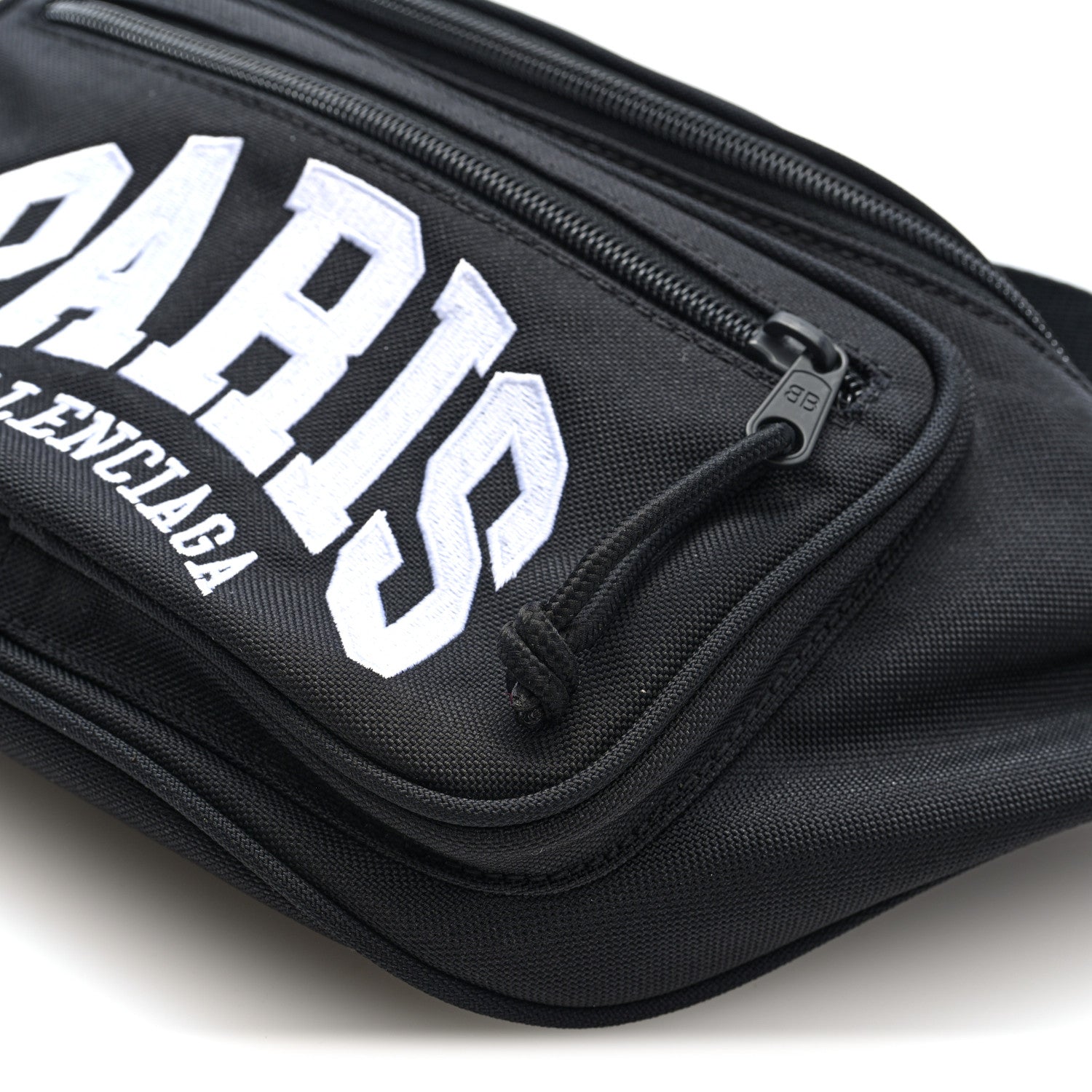 Nylon Canvas Paris Explorer Belt Bag  Black