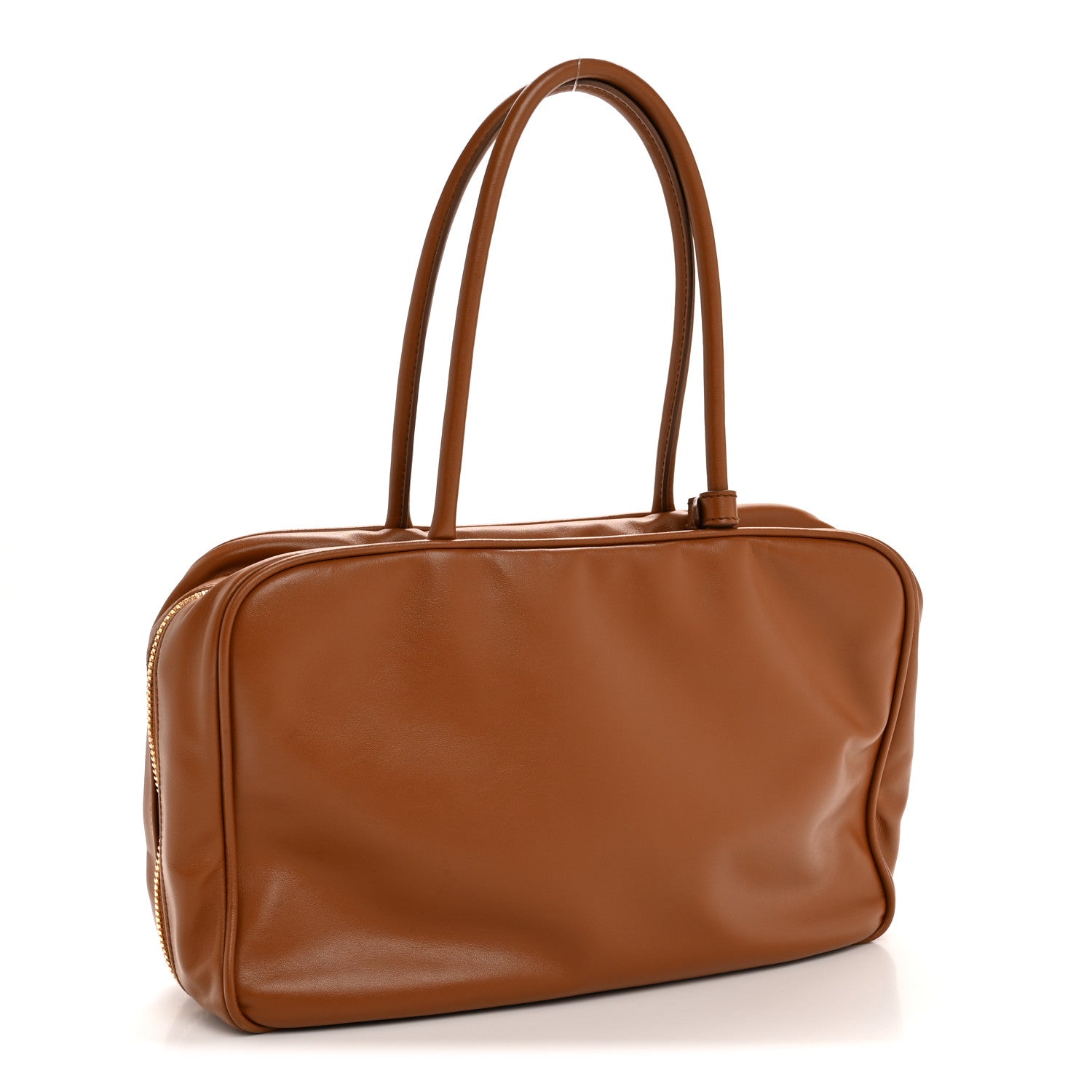Soft Calf Softy Large Beau Top Handle Bag Cognac