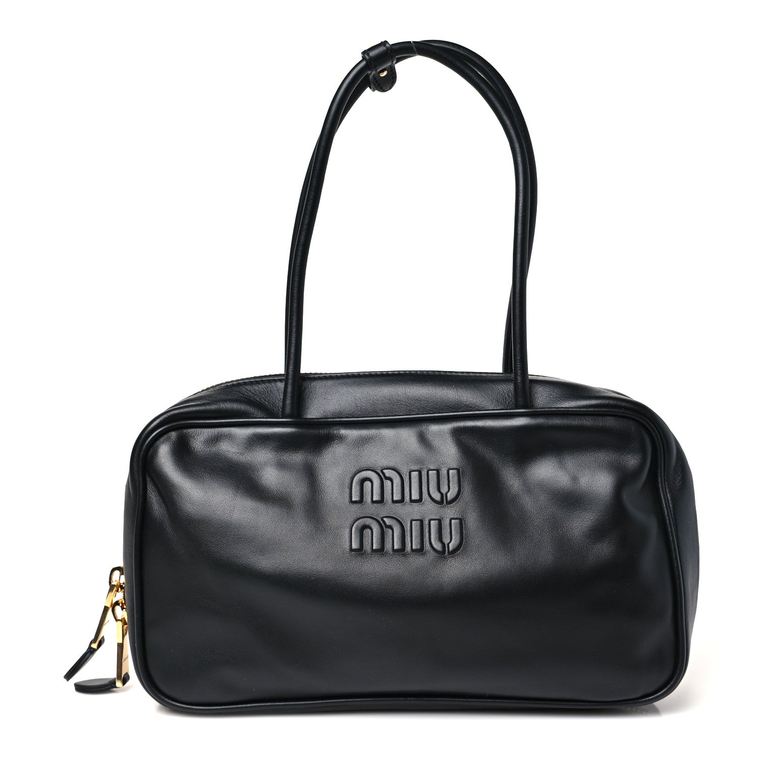 Calfskin Softy Medium Beau Top Handle Bag Black