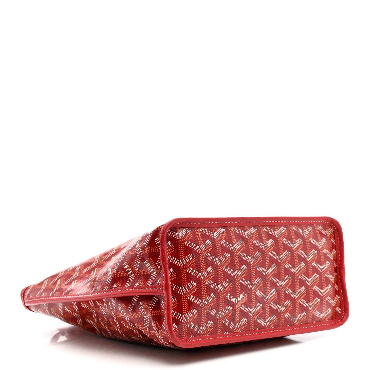 Goyardine Reversible Mini Anjou Red