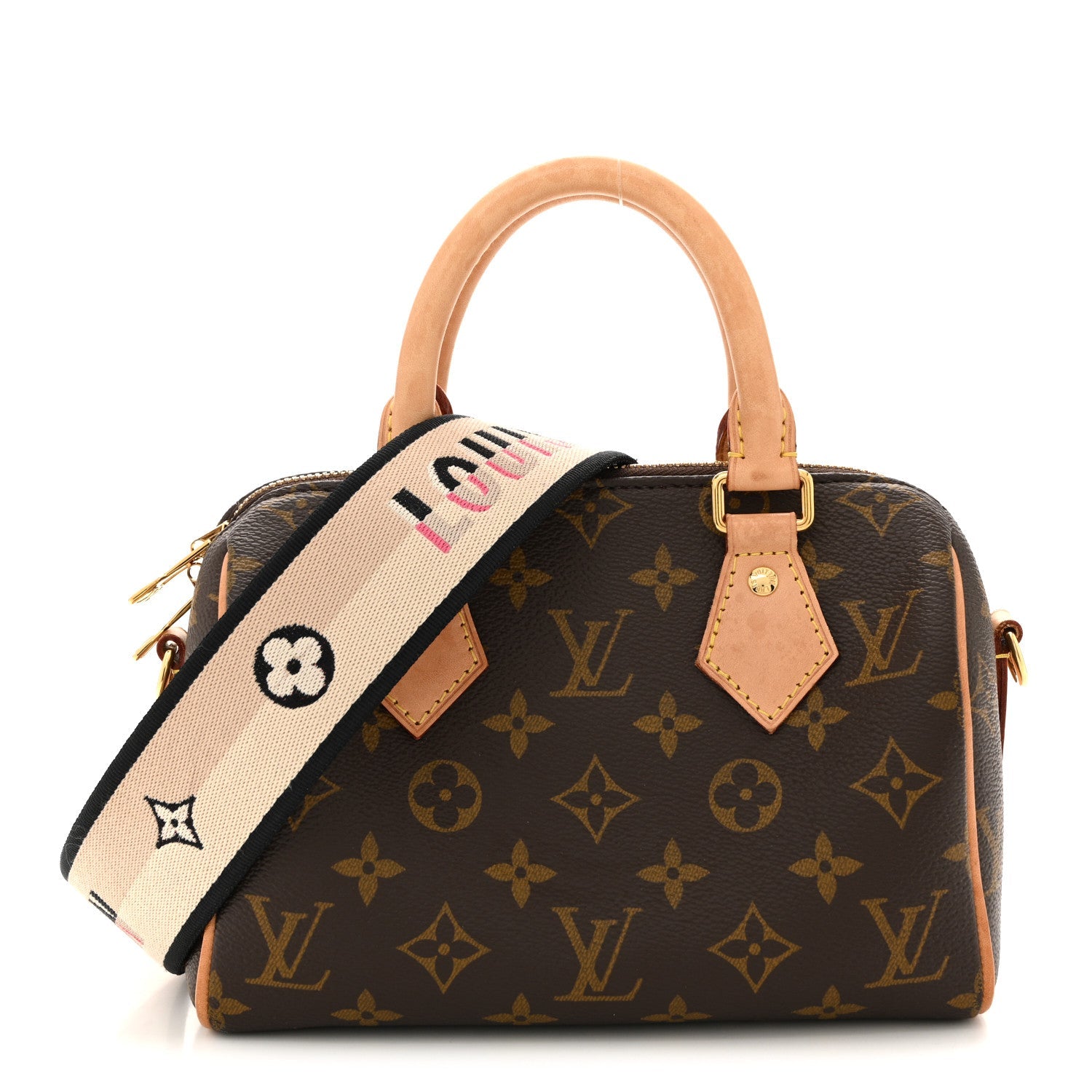 Monogram Speedy Bandouliere 20 Black