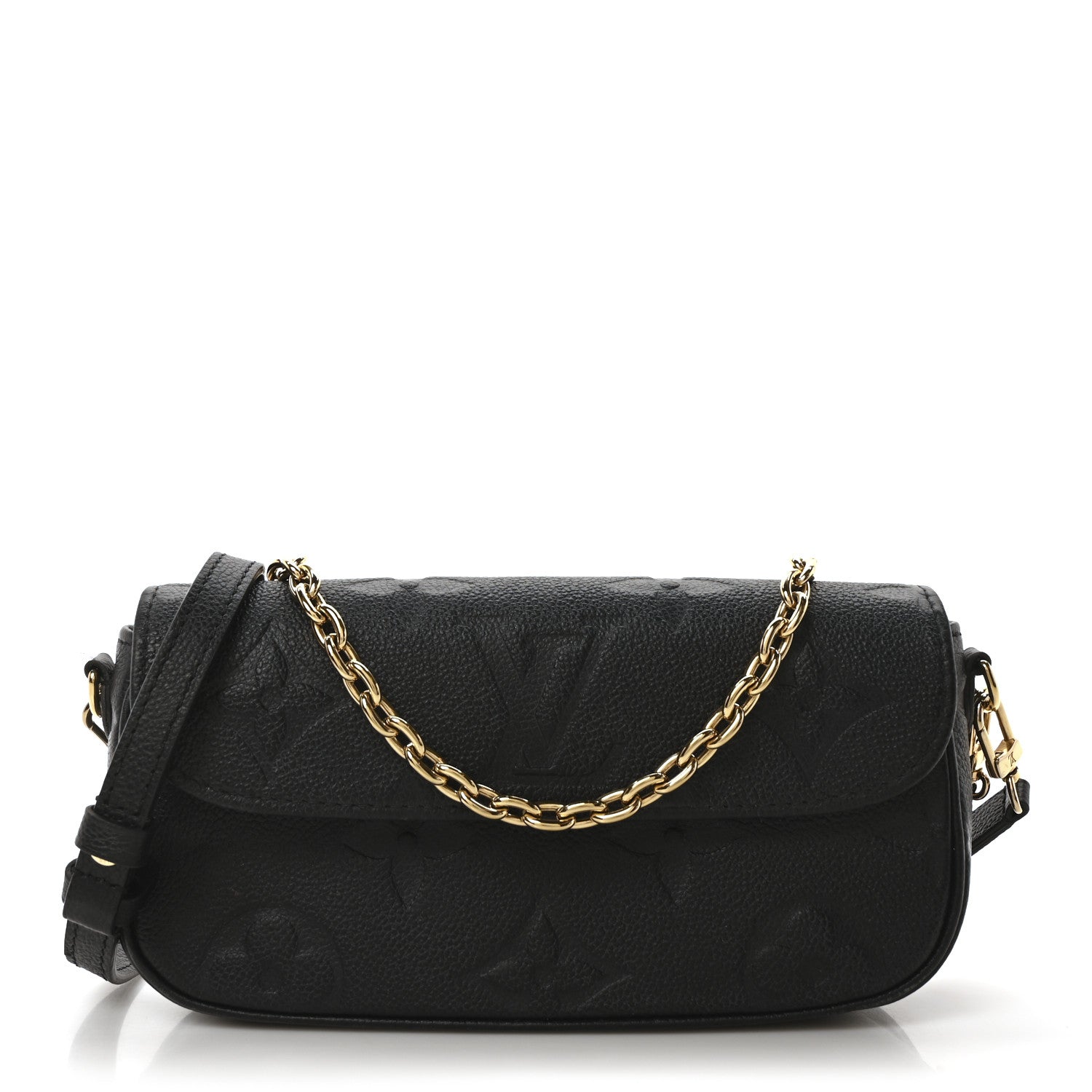 Empreinte Monogram Giant Ivy Wallet On Chain Black
