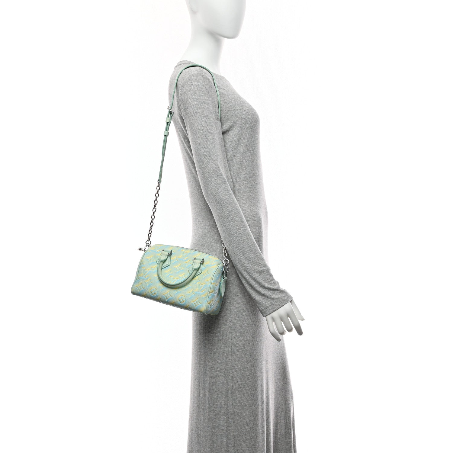 Empreinte Monogram Summer Stardust Speedy 20 Water Green