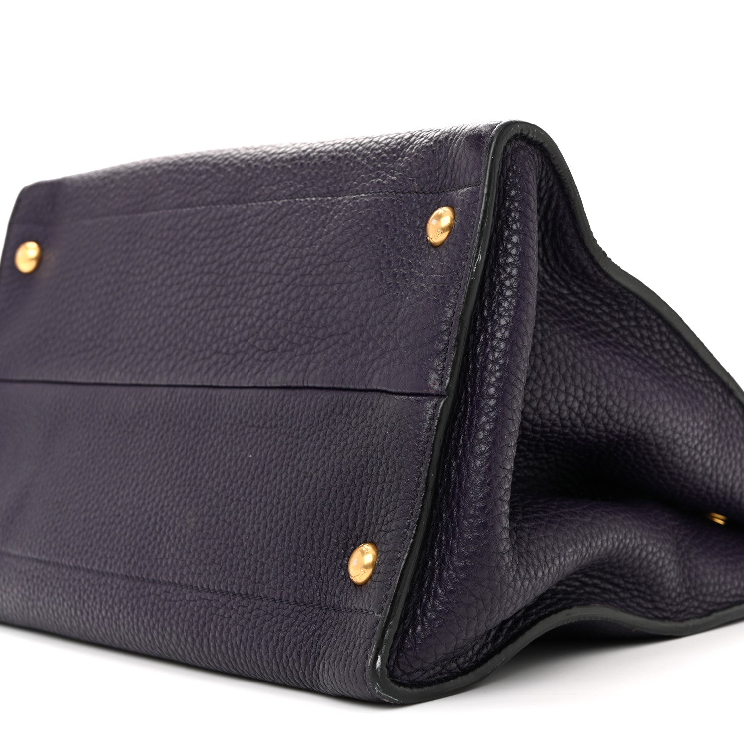 Vitello Daino Shopping Tote Viola