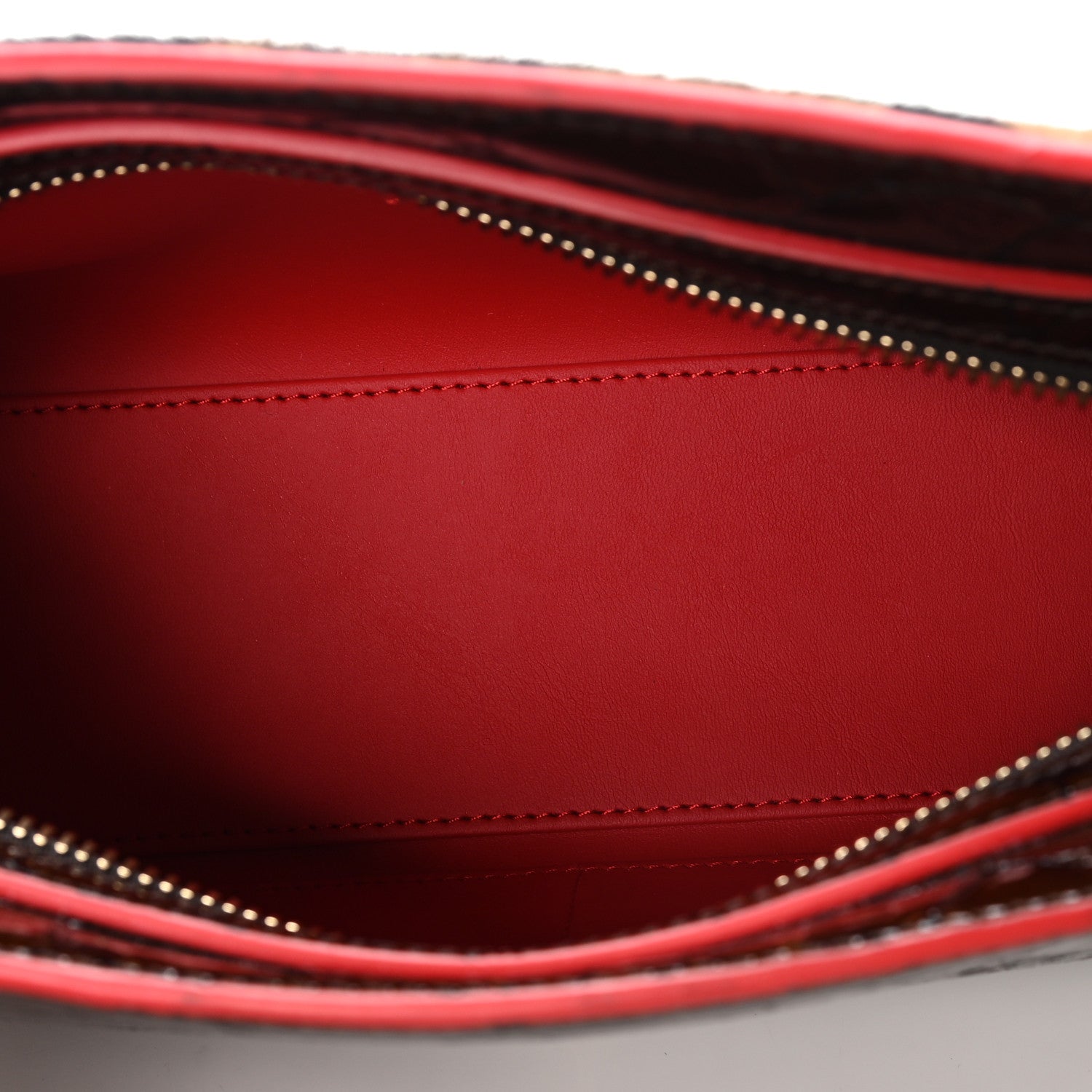 Calfskin Crocodile Embossed Pony Hair Leopard Print Eloise Top Handle Bag Brown