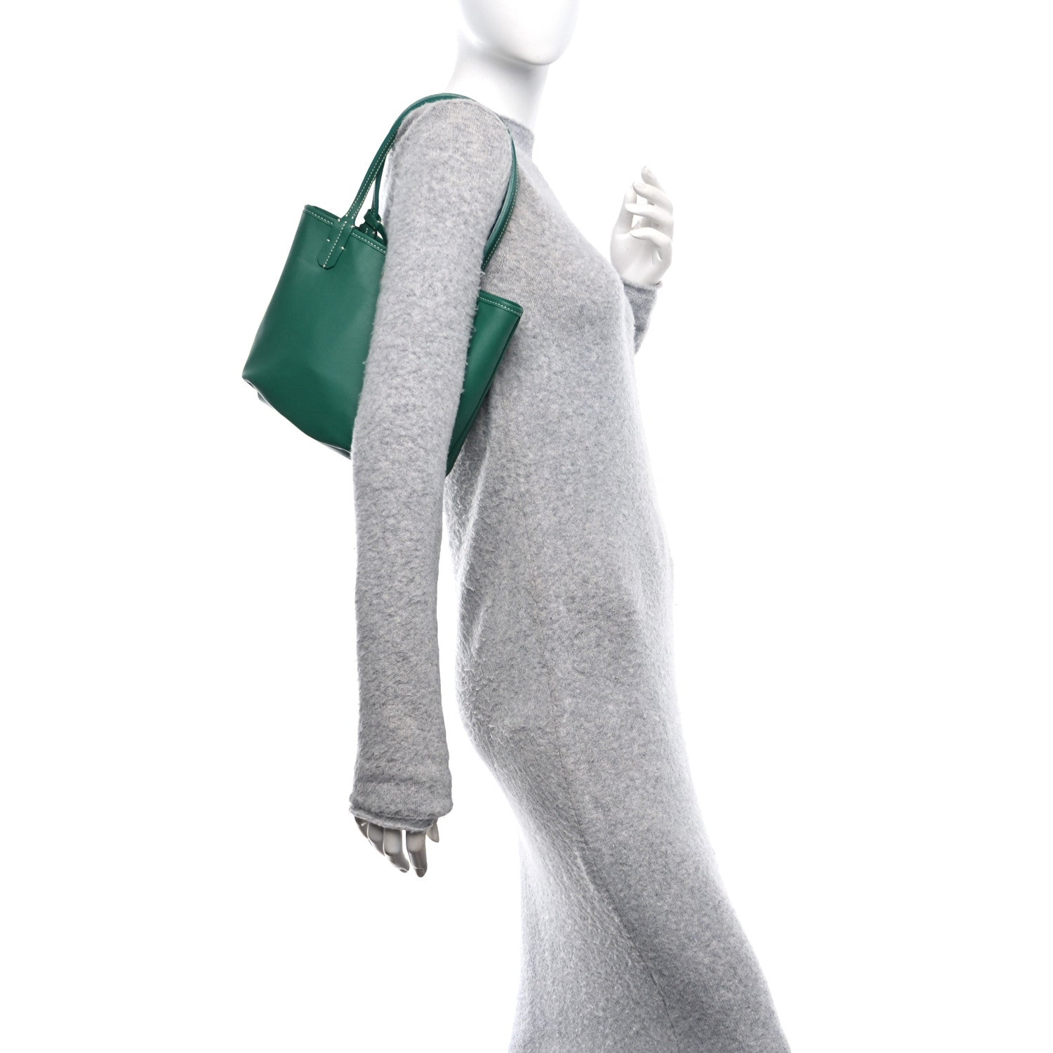 Goyardine Reversible Mini Anjou Green