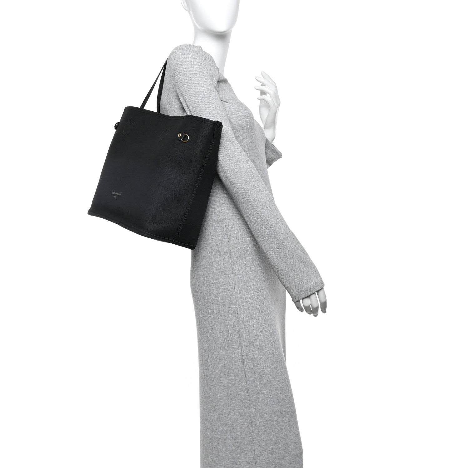 Monogram Calfskin Neo Neverfull Inside Out MM Black