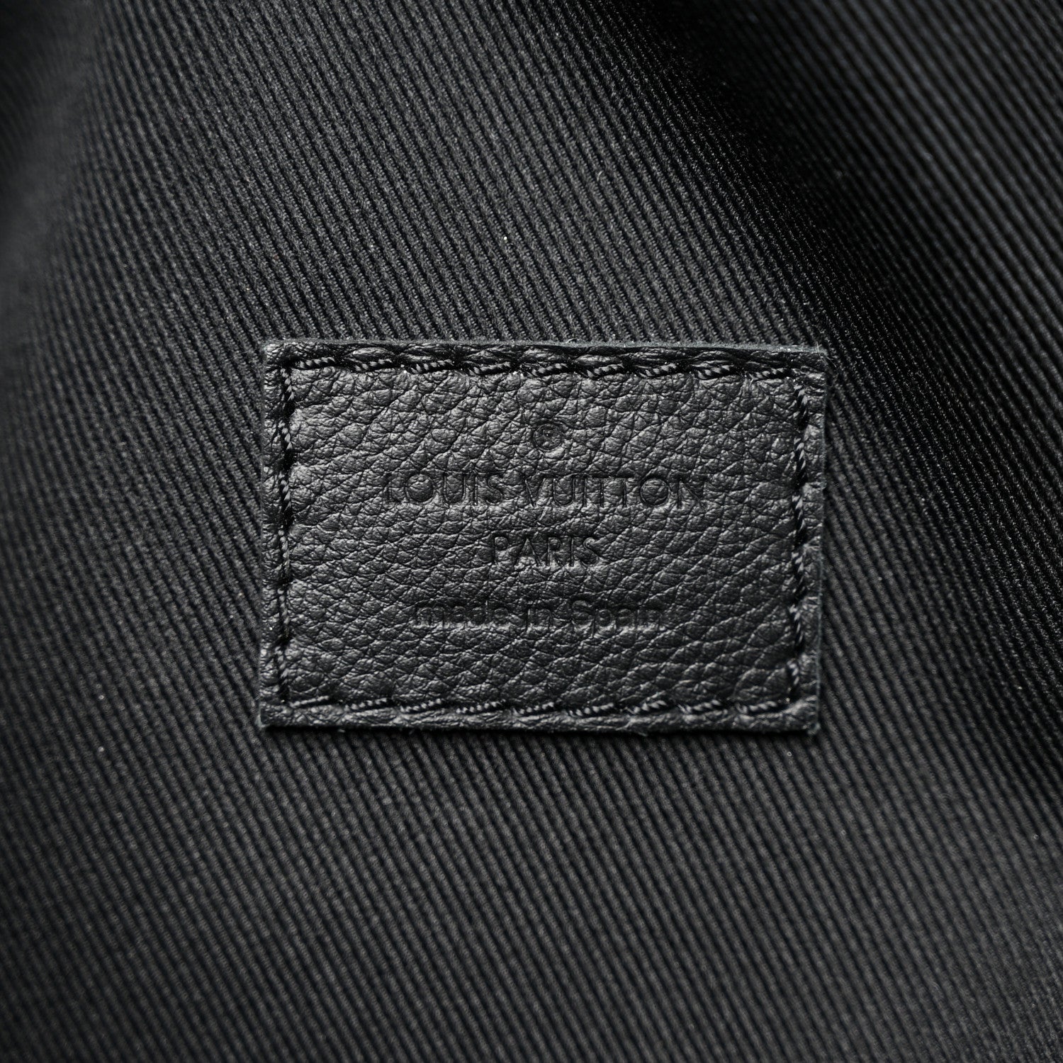 Monogram Shadow Rush Bumbag Black